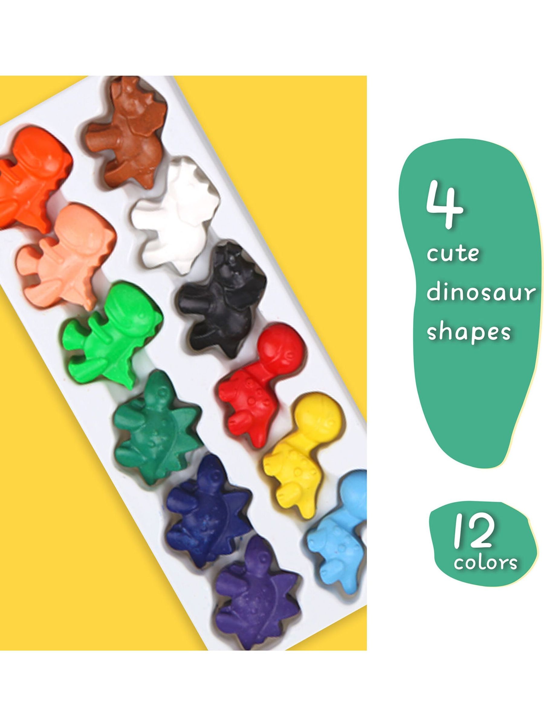 Jar Melo Beeswax Dinosaur Crayons - Image 5 of 6