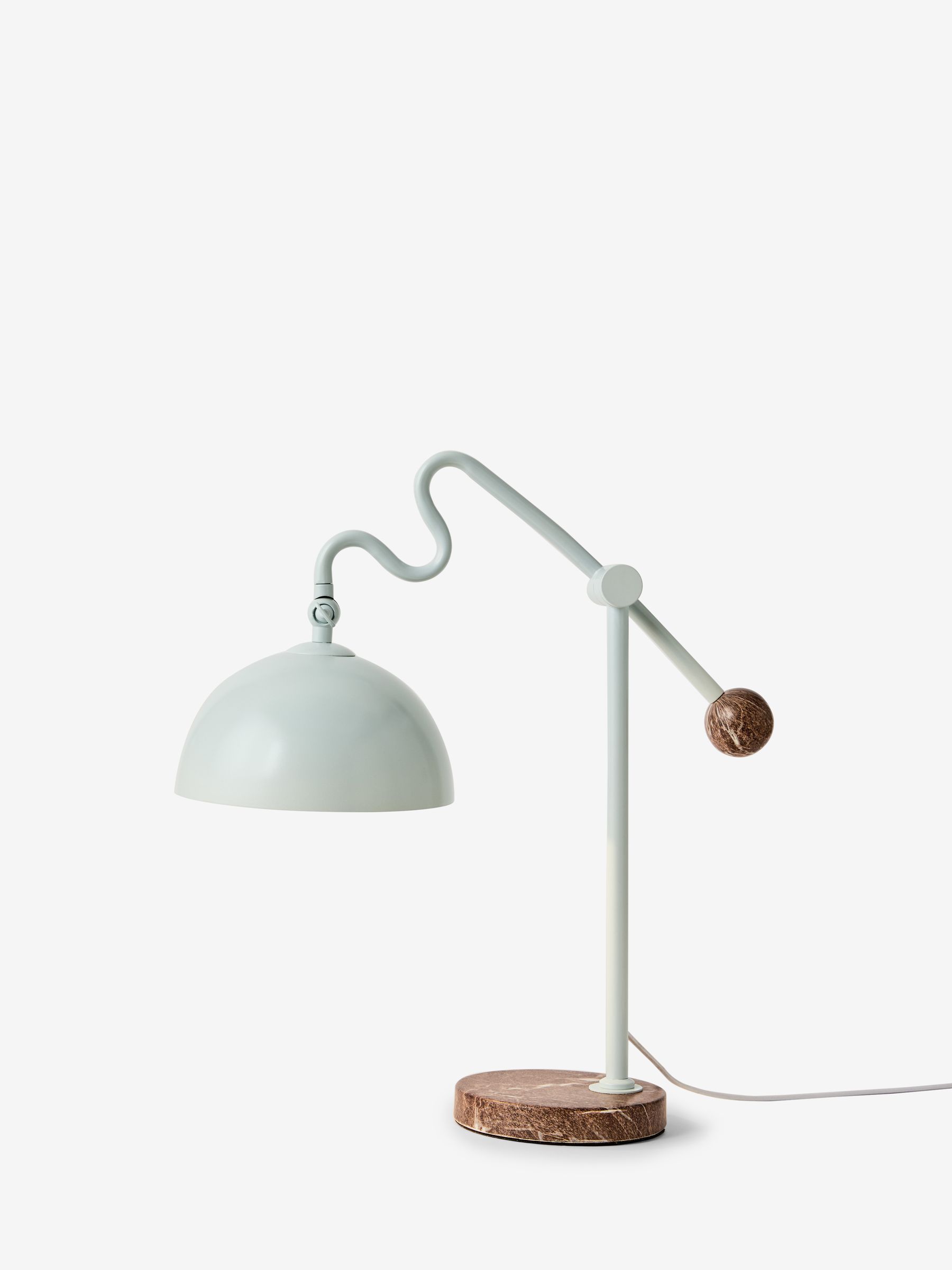 Avery Table Lamp in Light Blue/Marble - Image 4 of 4