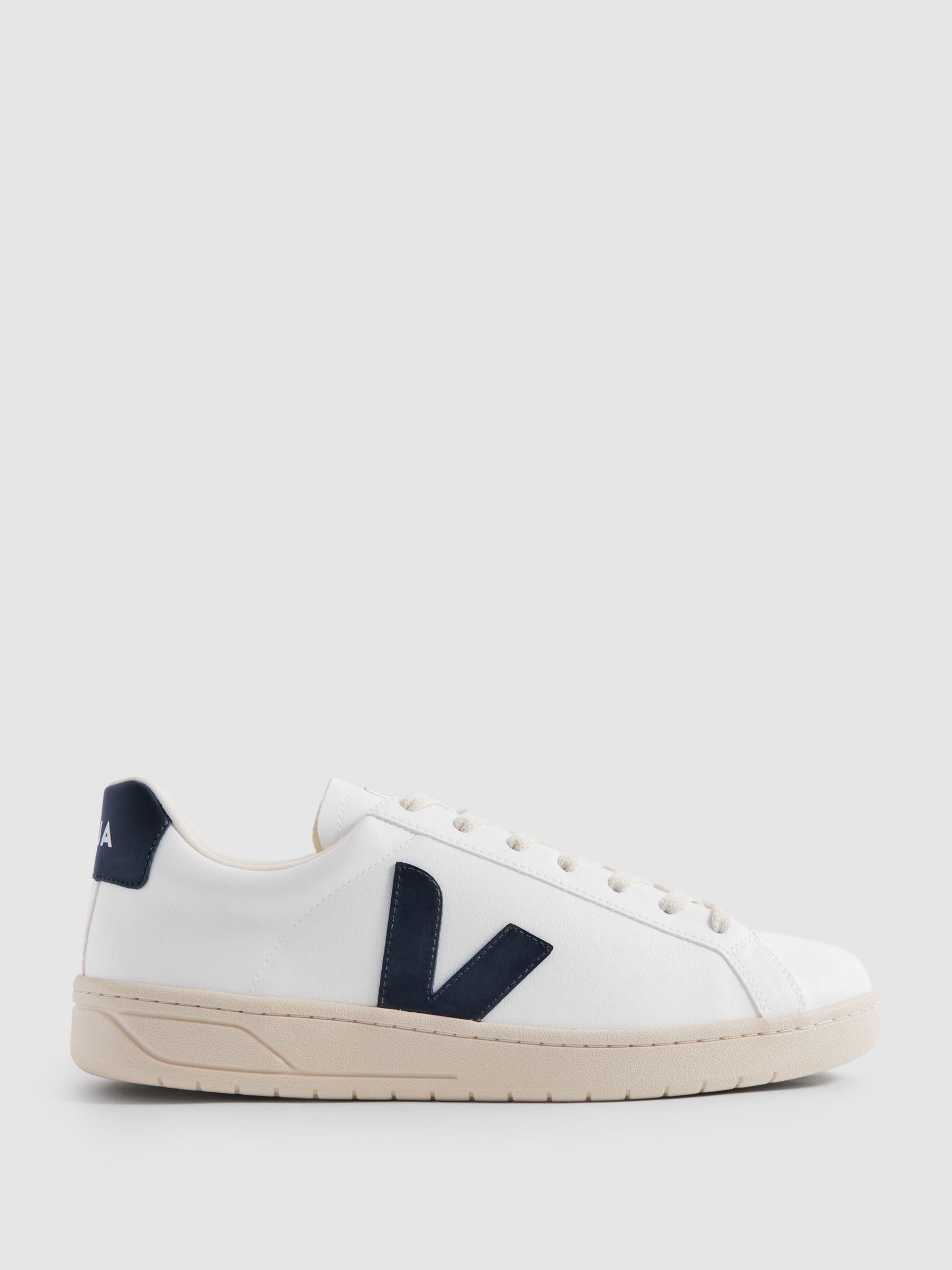 Veja Vegan Leather Trainers in White Nautico - Image 1 of 5