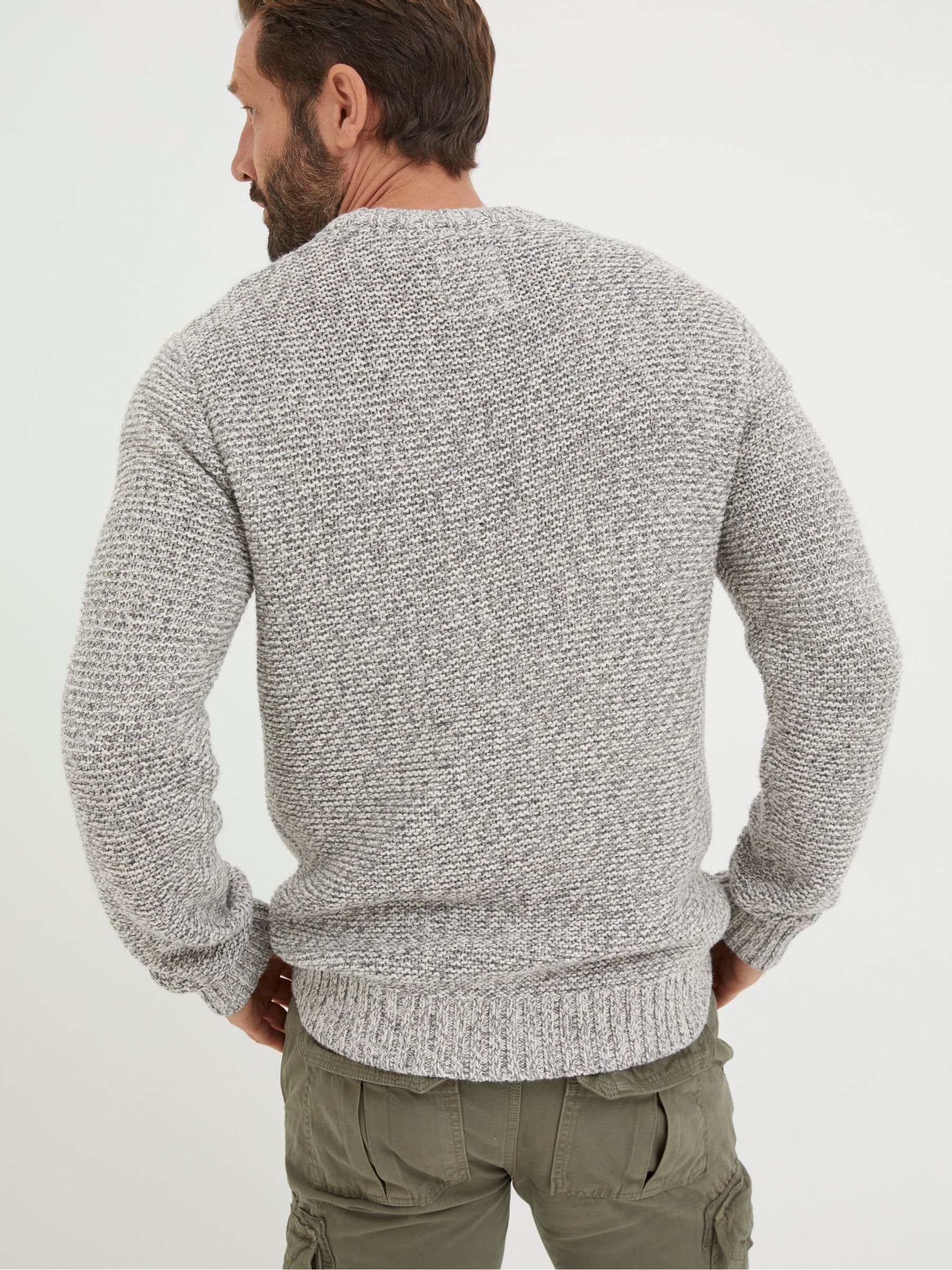 Hove Grey Crew Jumper - Image 2 of 4