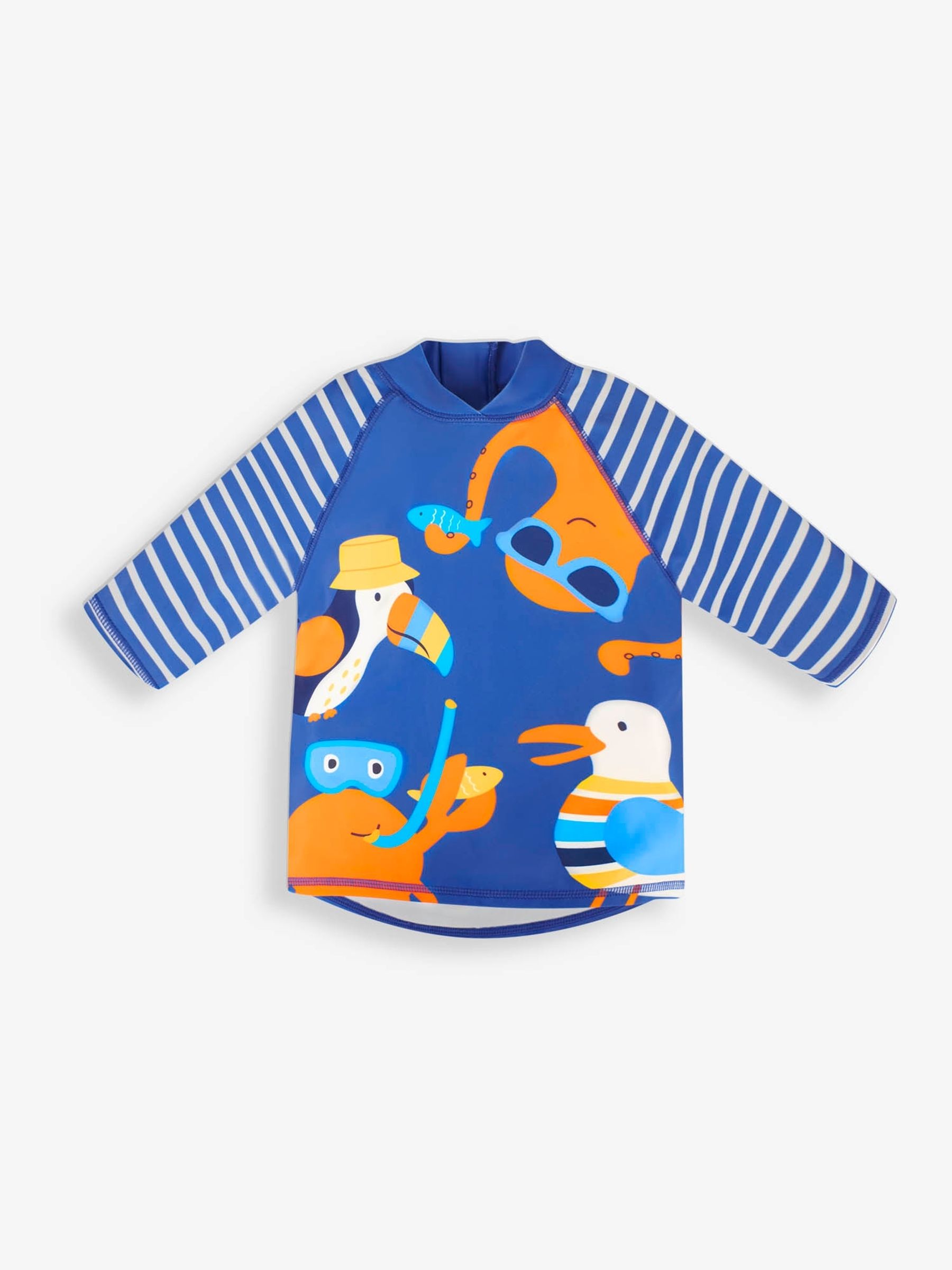 Blue Stripe UPF 50 2-Piece Sun Protection Suit - Image 6 of 7