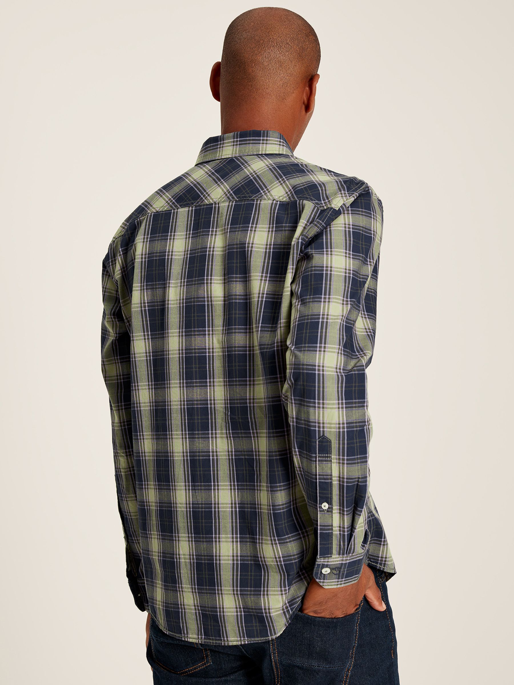 Goodridge Green Long Sleeve Cotton Poplin Shirt - Image 2 of 6