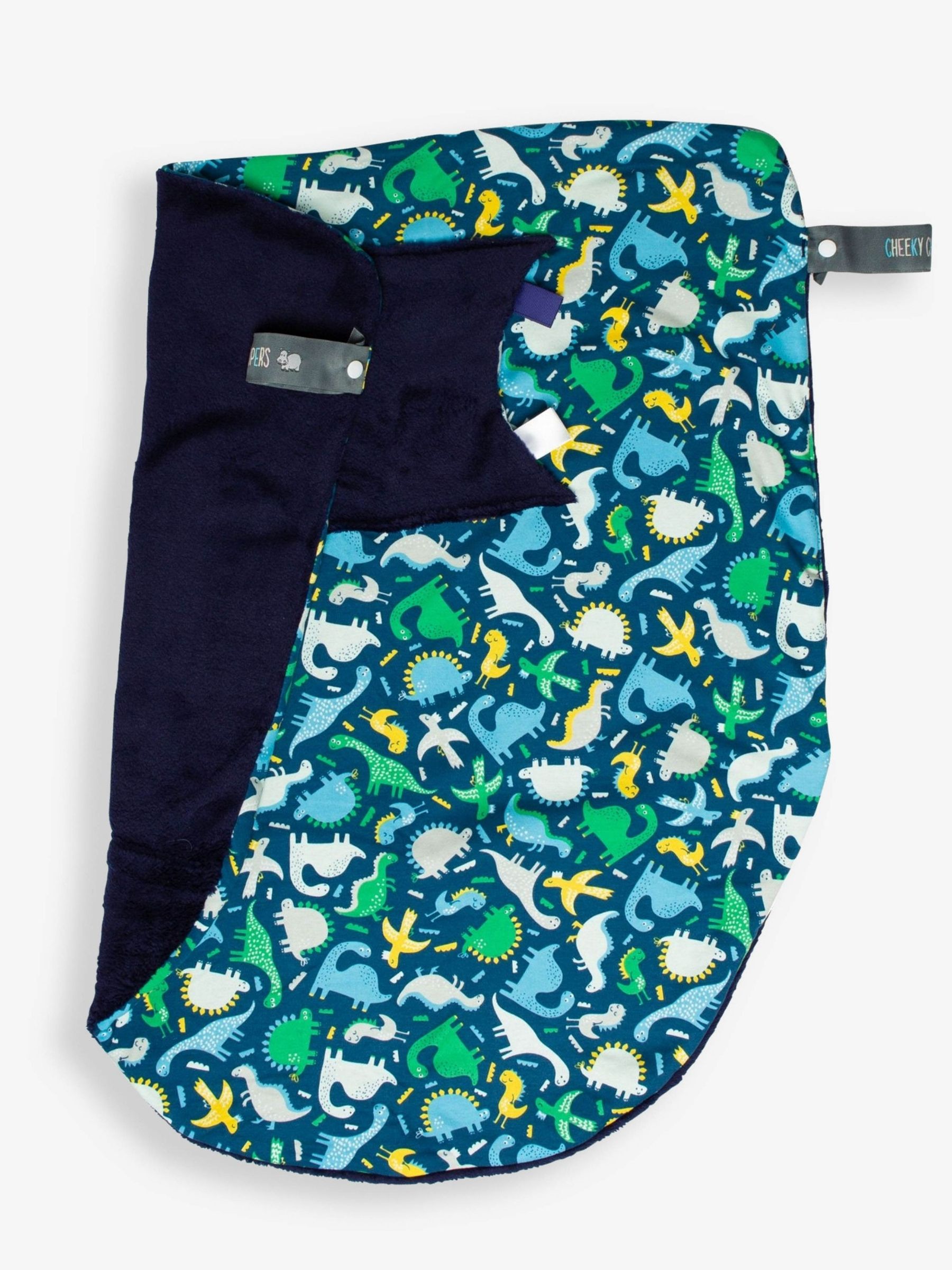 Cheeky Chompers Dino Baby Travel Blanket - Image 3 of 7