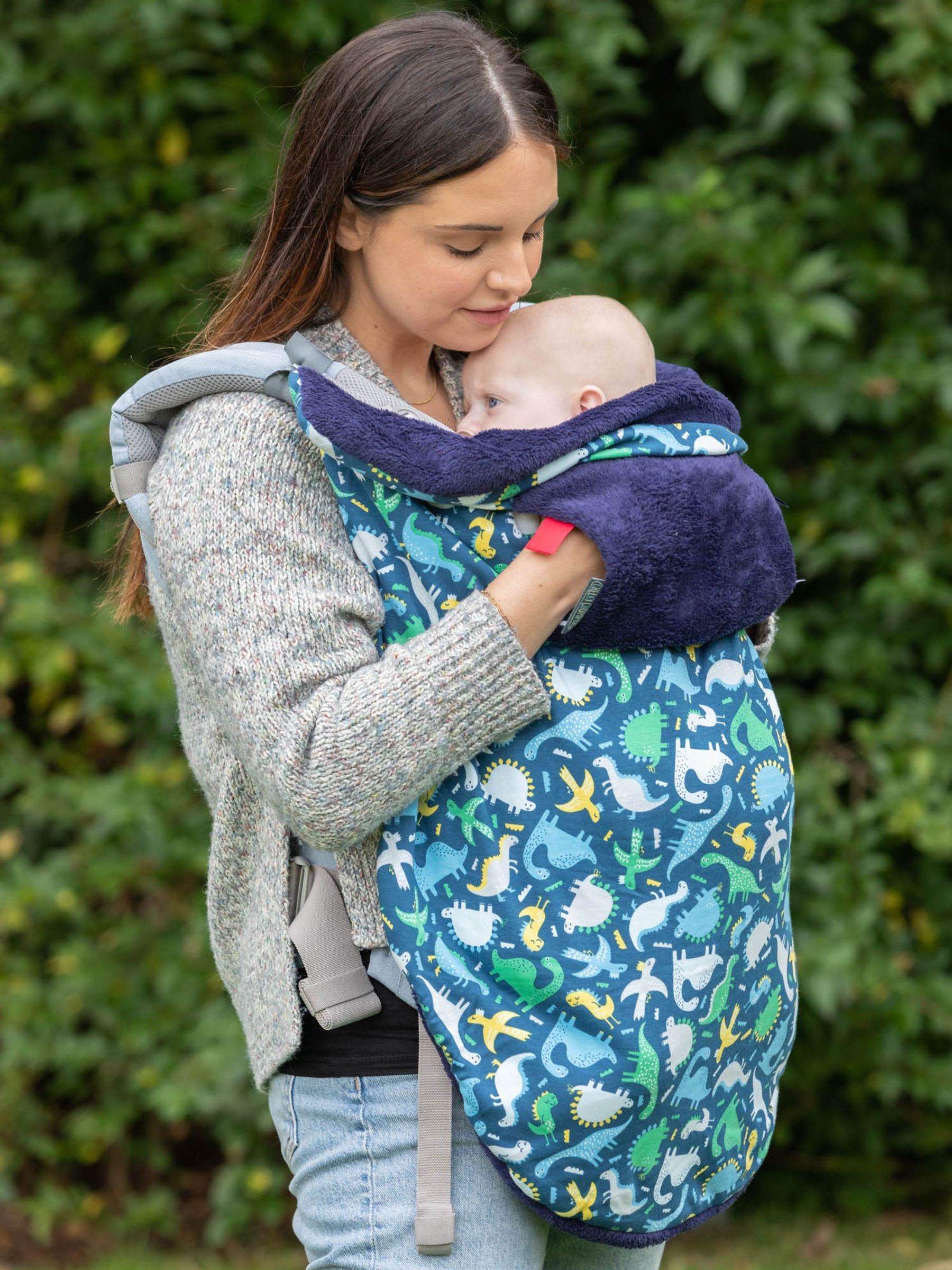 Cheeky Chompers Dino Baby Travel Blanket - Image 4 of 7