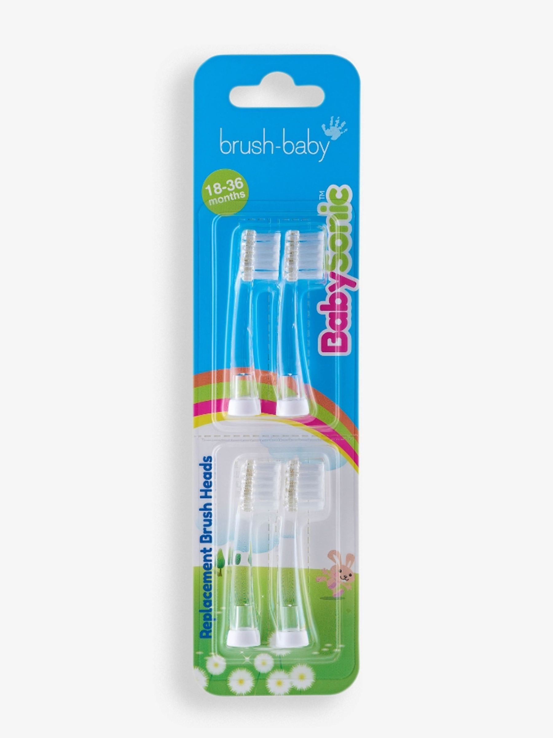 4-Pack Brush-Baby BabySonic Replacement Brush Heads 18-36mths - Image 3 of 3