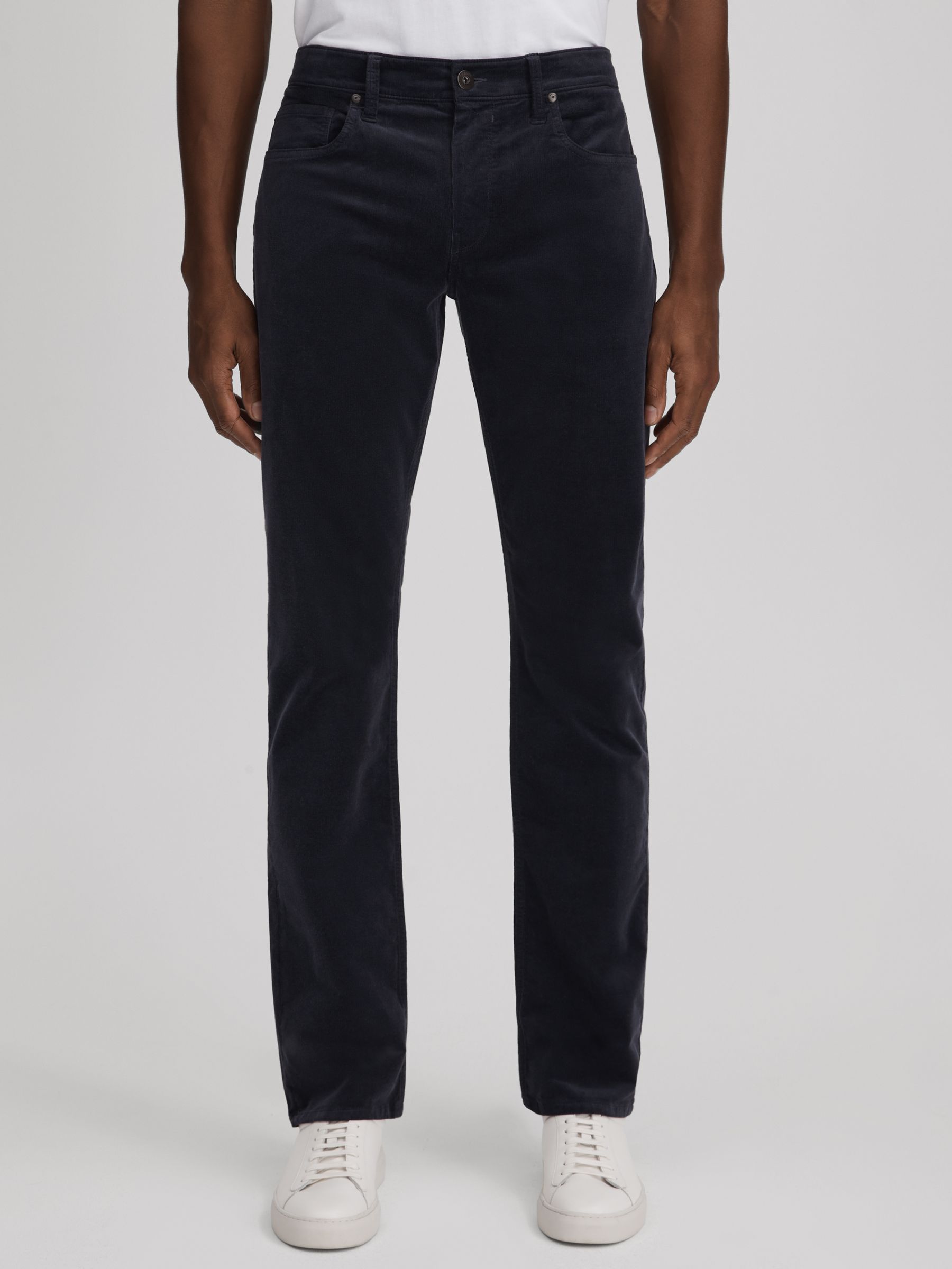 Paige Corduroy Jeans in Deep Anchor - Image 1 of 6