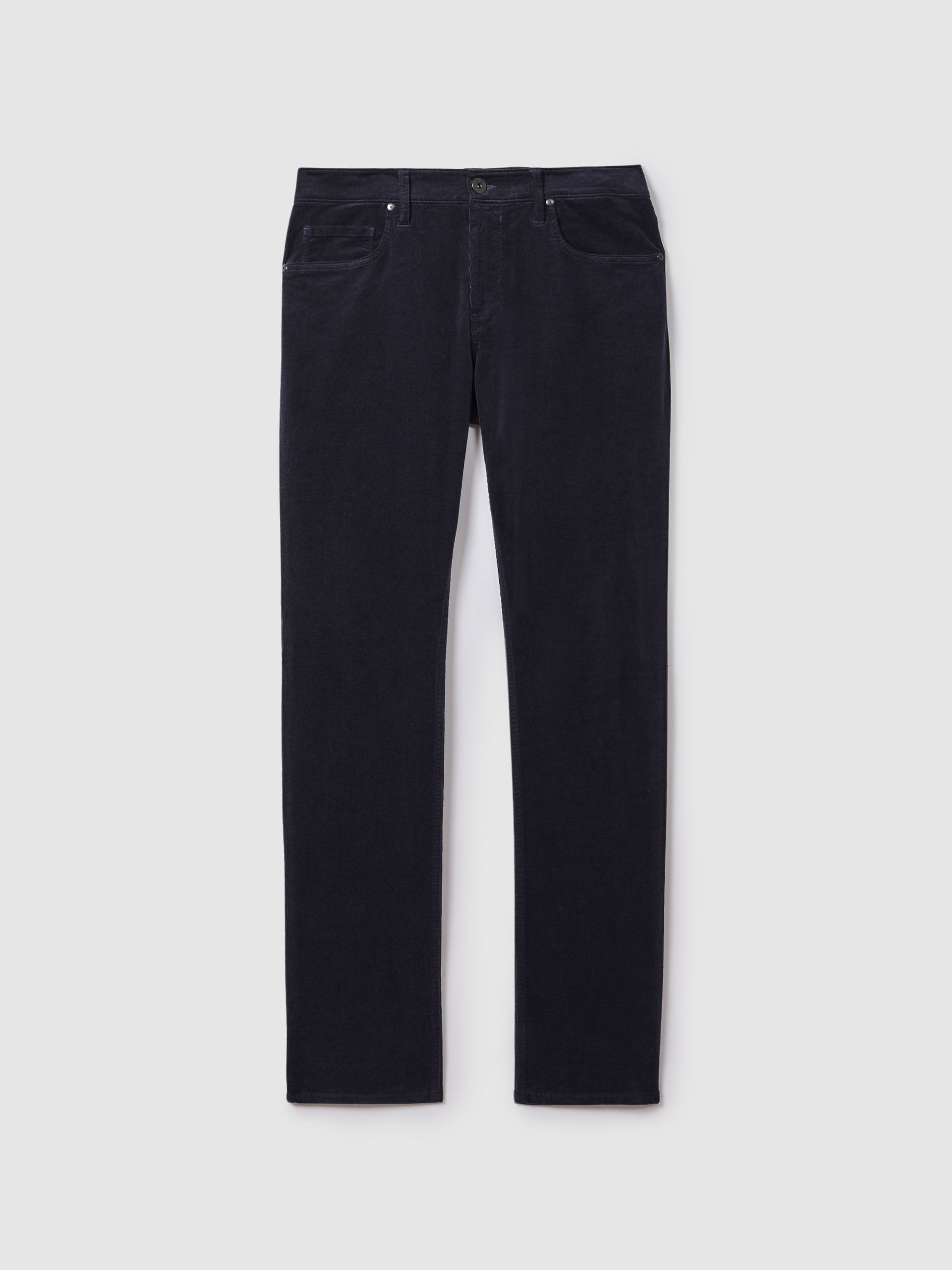 Paige Corduroy Jeans in Deep Anchor - Image 2 of 6