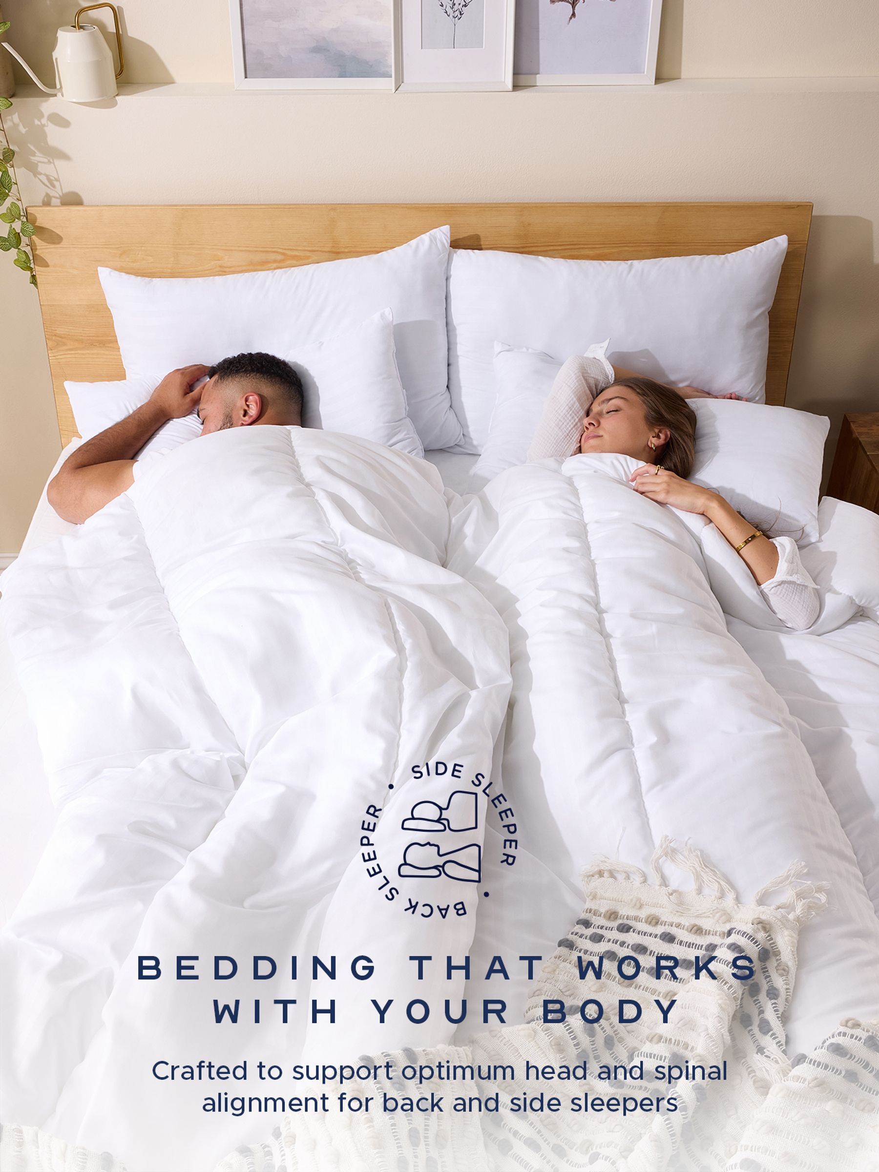 Snuggledown White 2 Classic Soft Touch Pillows - Image 3 of 9