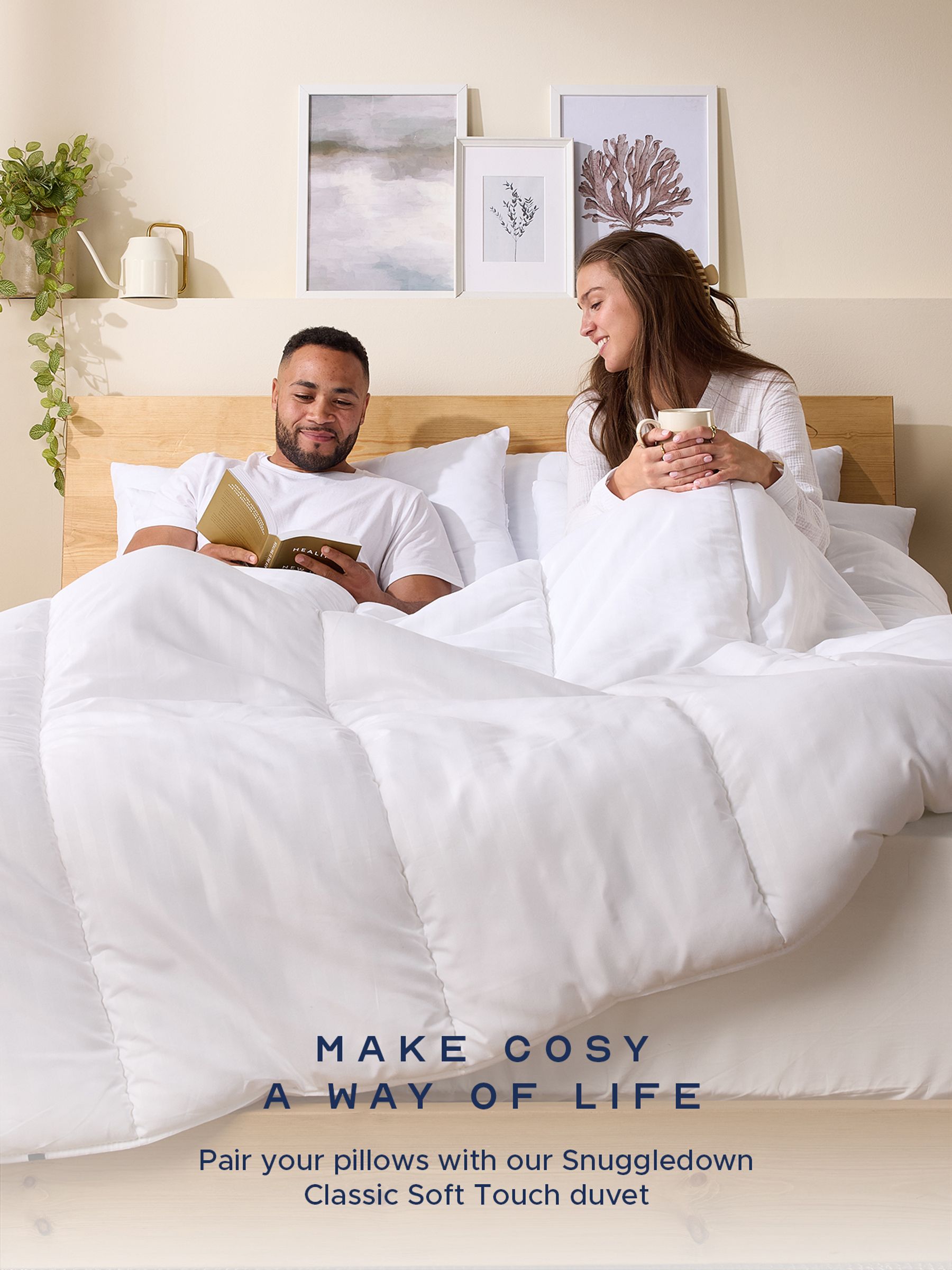 Snuggledown White 2 Classic Soft Touch Pillows - Image 8 of 9
