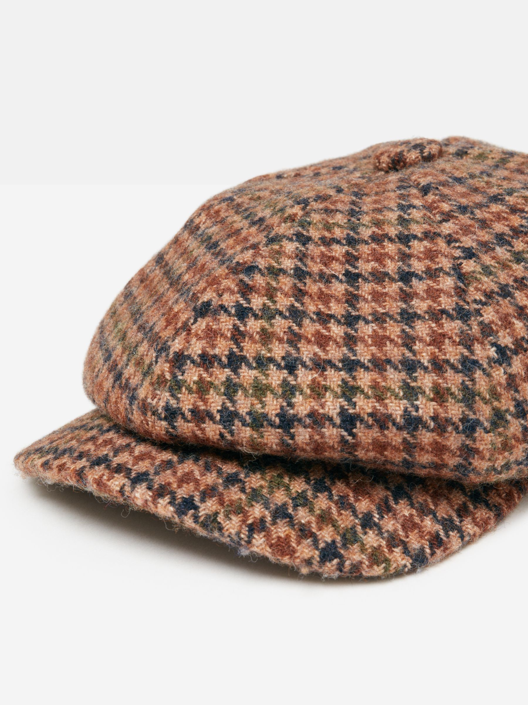 Harrogate Brown Tweed Baker Boy Hat - Image 2 of 4