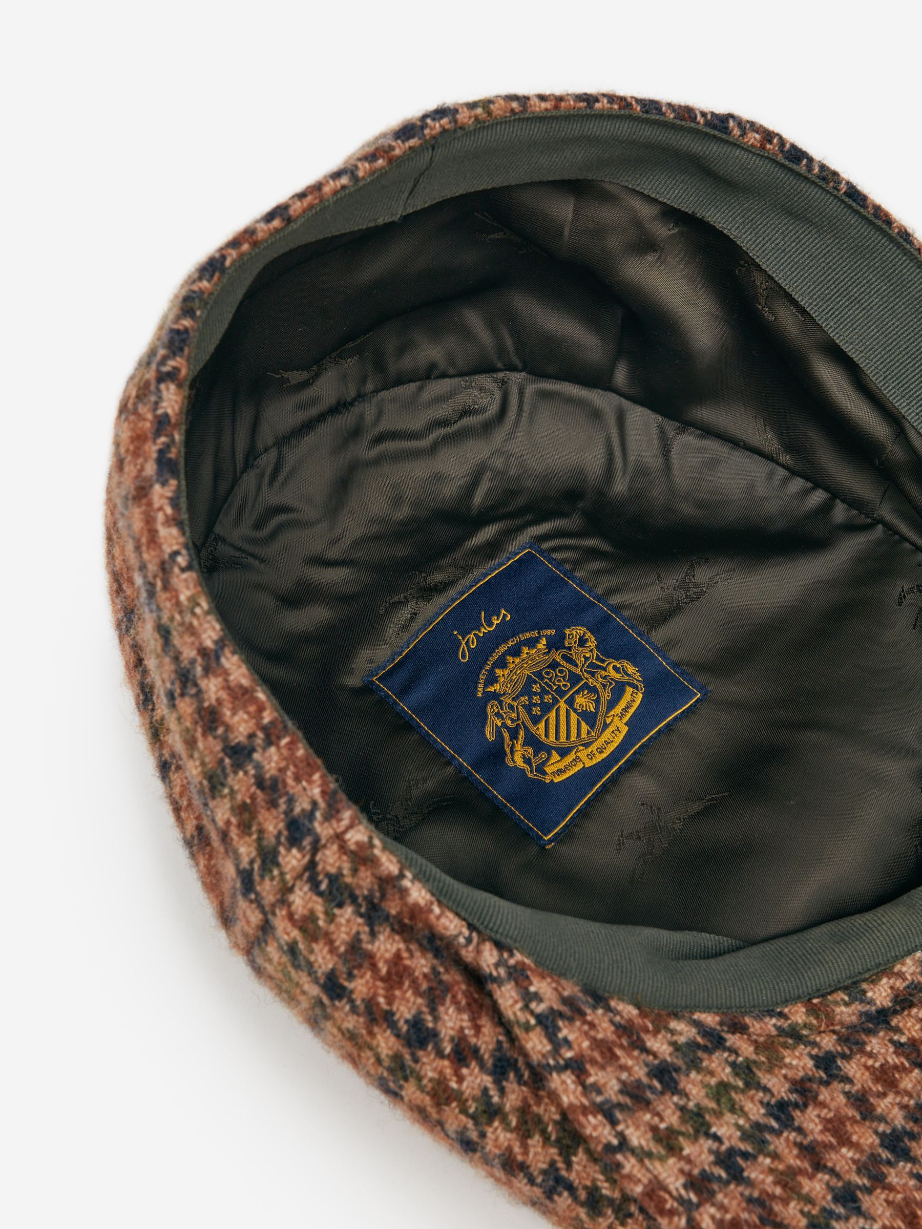 Harrogate Brown Tweed Baker Boy Hat - Image 3 of 4