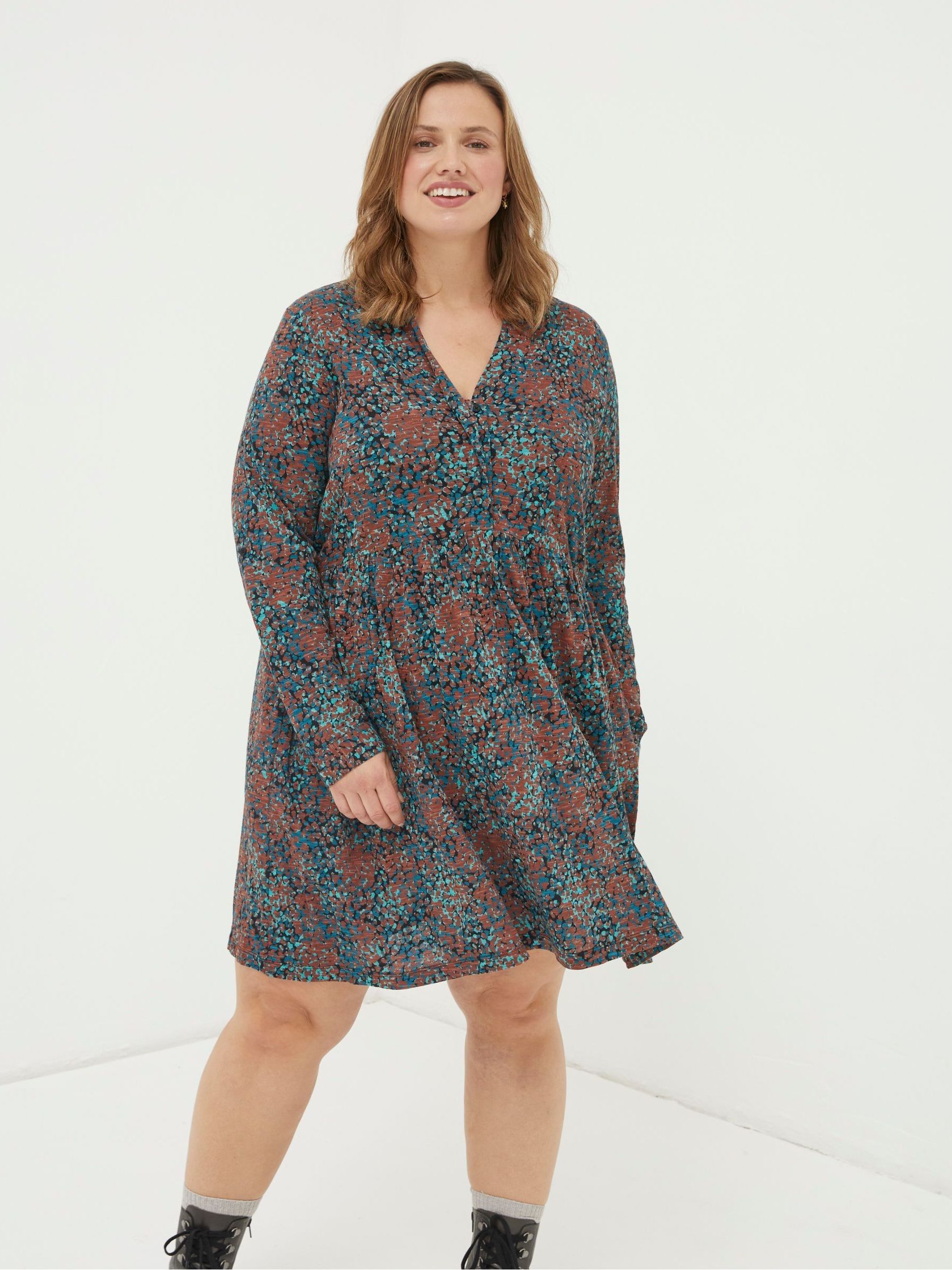 Black Elsie Textured Jersey Dress - Image 3 of 5