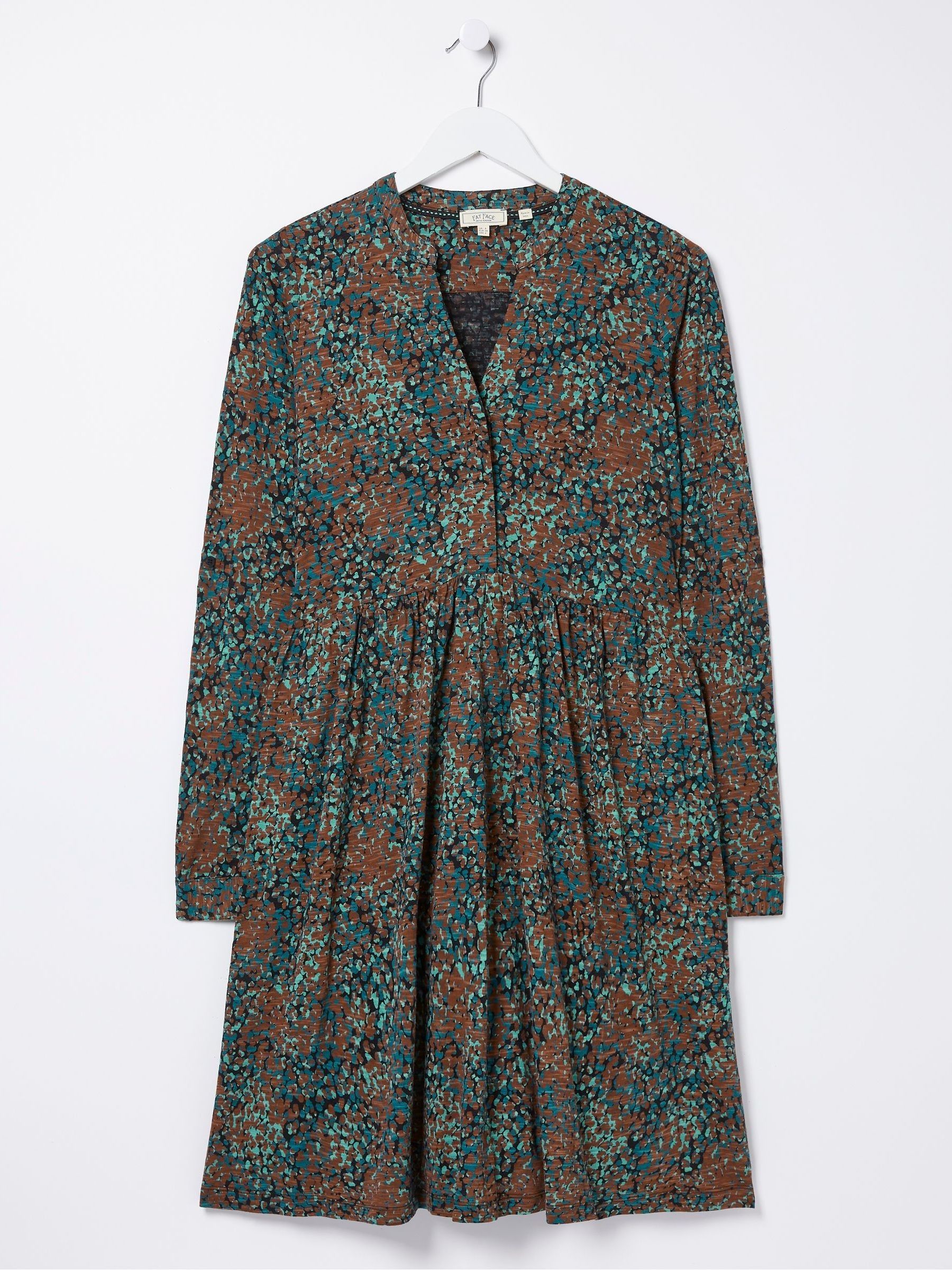 fat face jersey dress Black Elsie Textured cat:Stitch 'N Turn