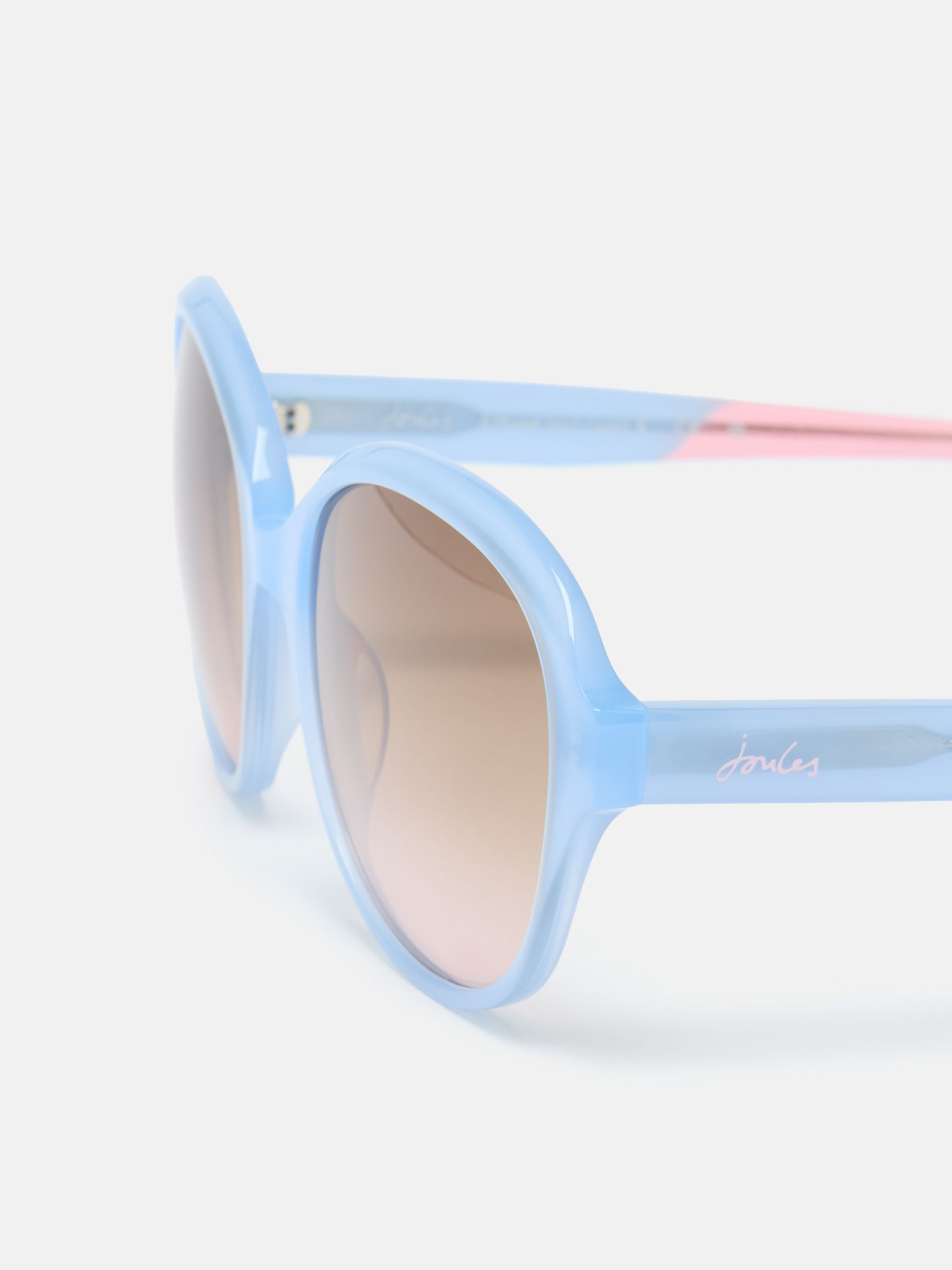 Blue Round Rimmed Sunglasses - Image 3 of 4