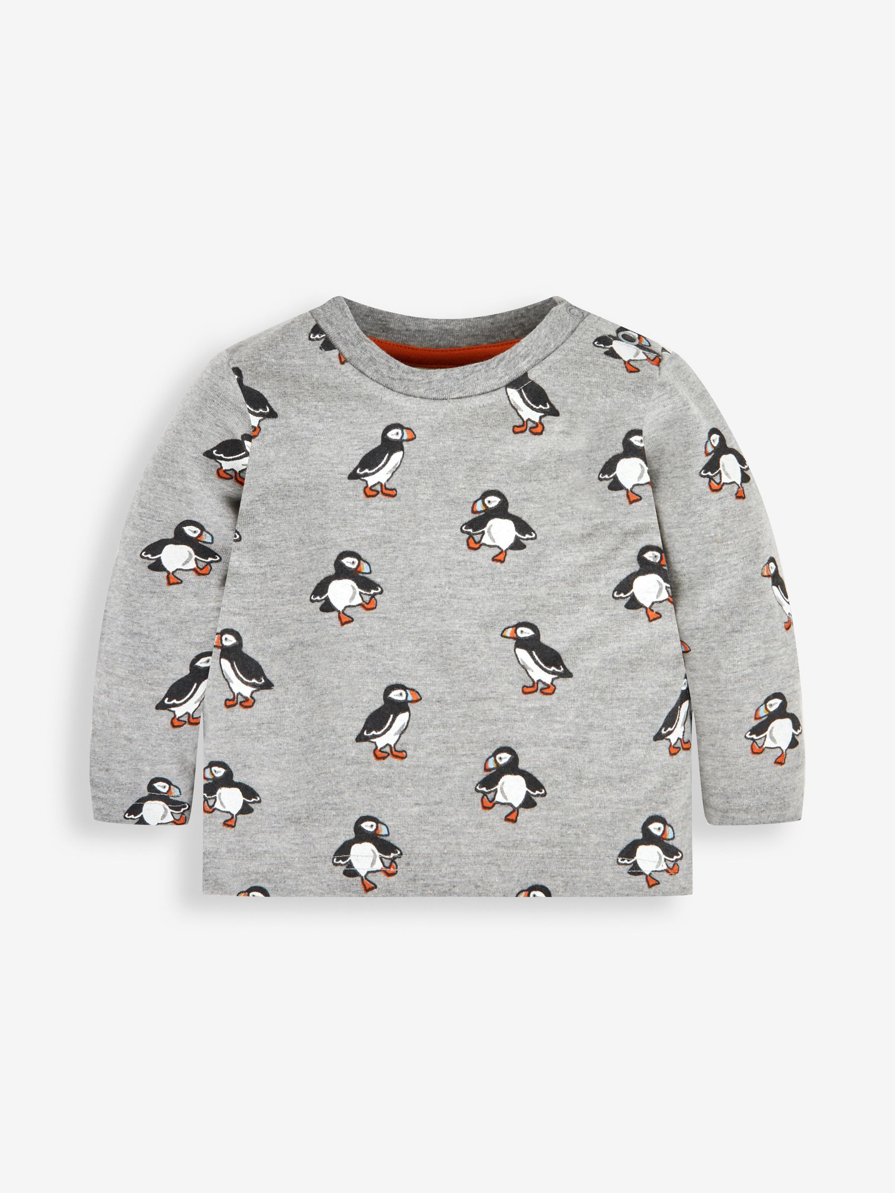 Orange Puffin Boys' Sausage Dog Appliqué Pocket Dungarees & Top Set - Image 4 of 5
