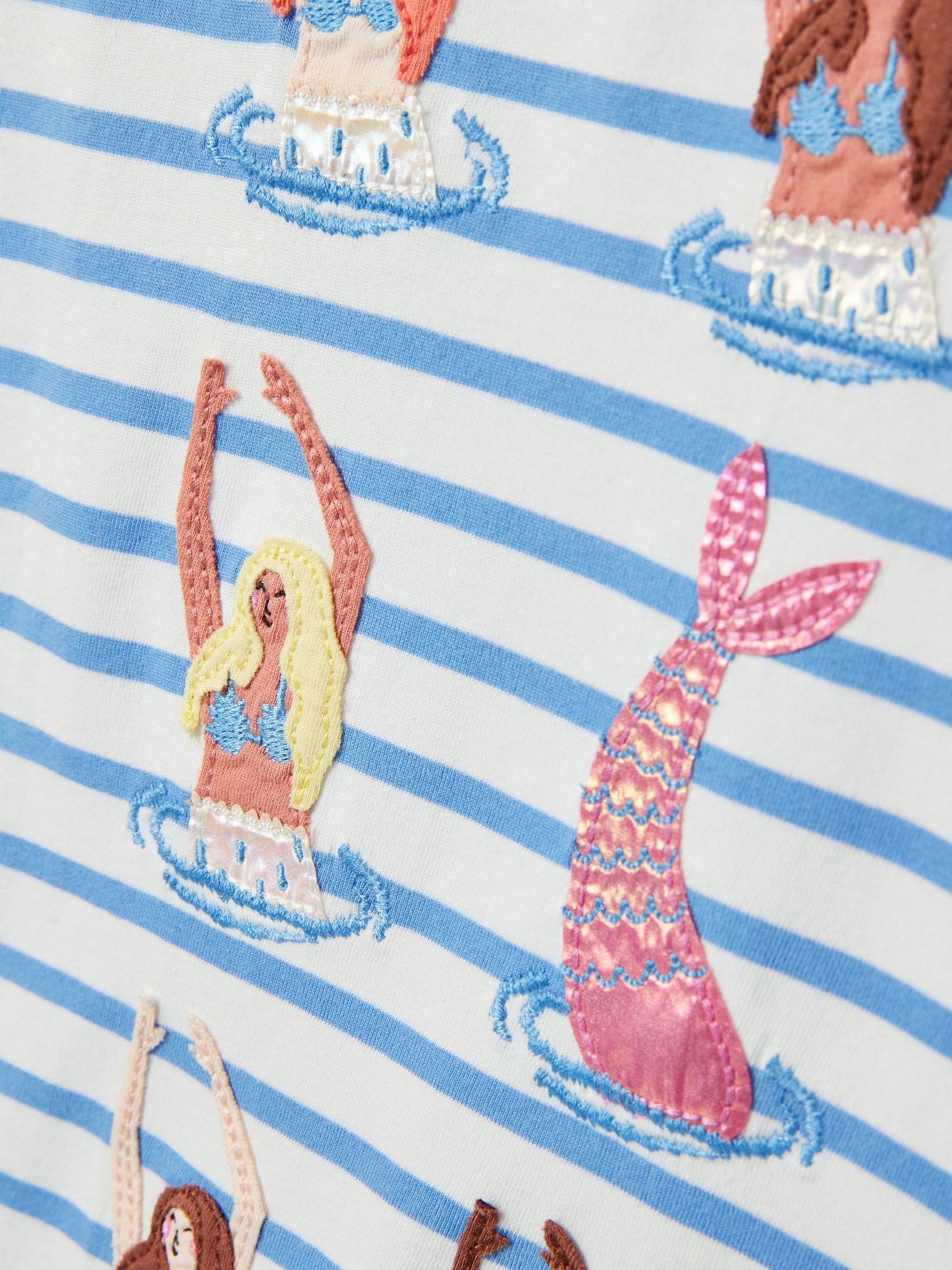 Girls' Flutter Astra Blue Short Sleeve Artwork T-Shirt - Image 7 of 7