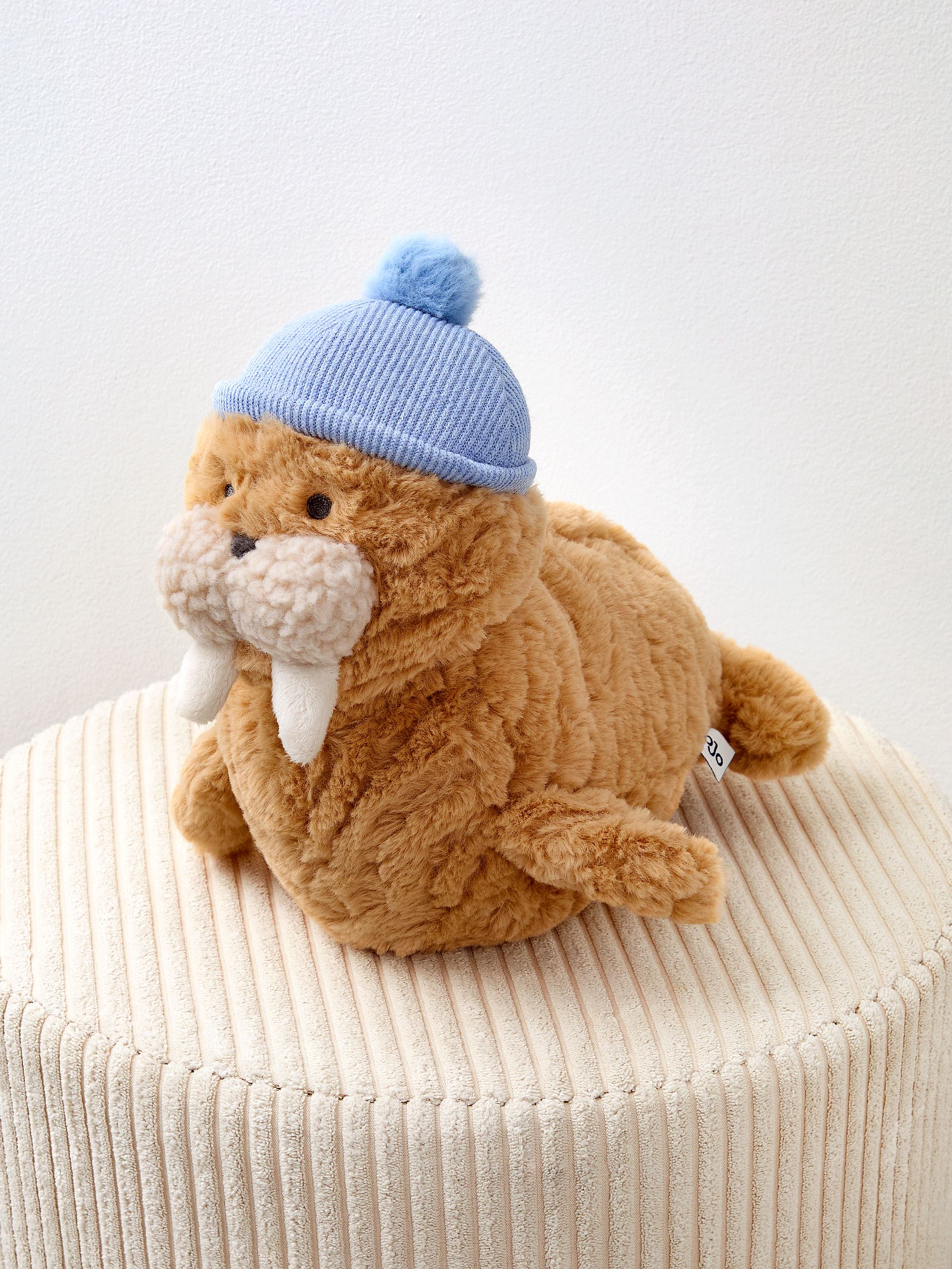 Walter Walrus Medium Soft Toy Plushie - Image 1 of 4 Walter Walrus Medium Soft Toy Plushie - Image 1 of 4