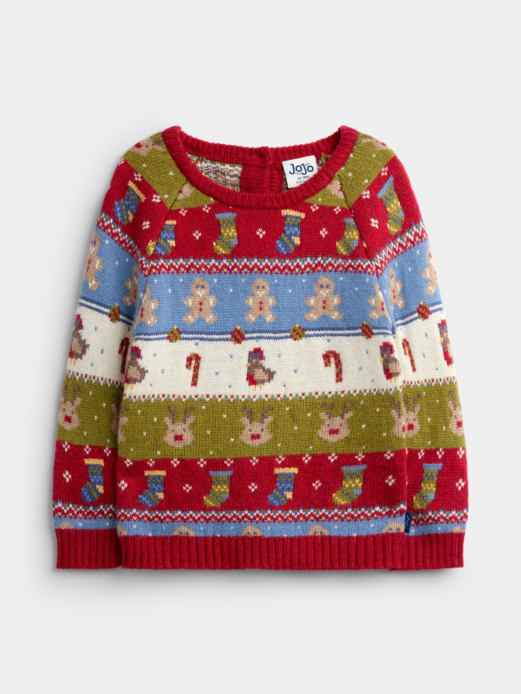 Burgundy Christmas Character 2-Piece Fairisle Set - Image 3 of 7