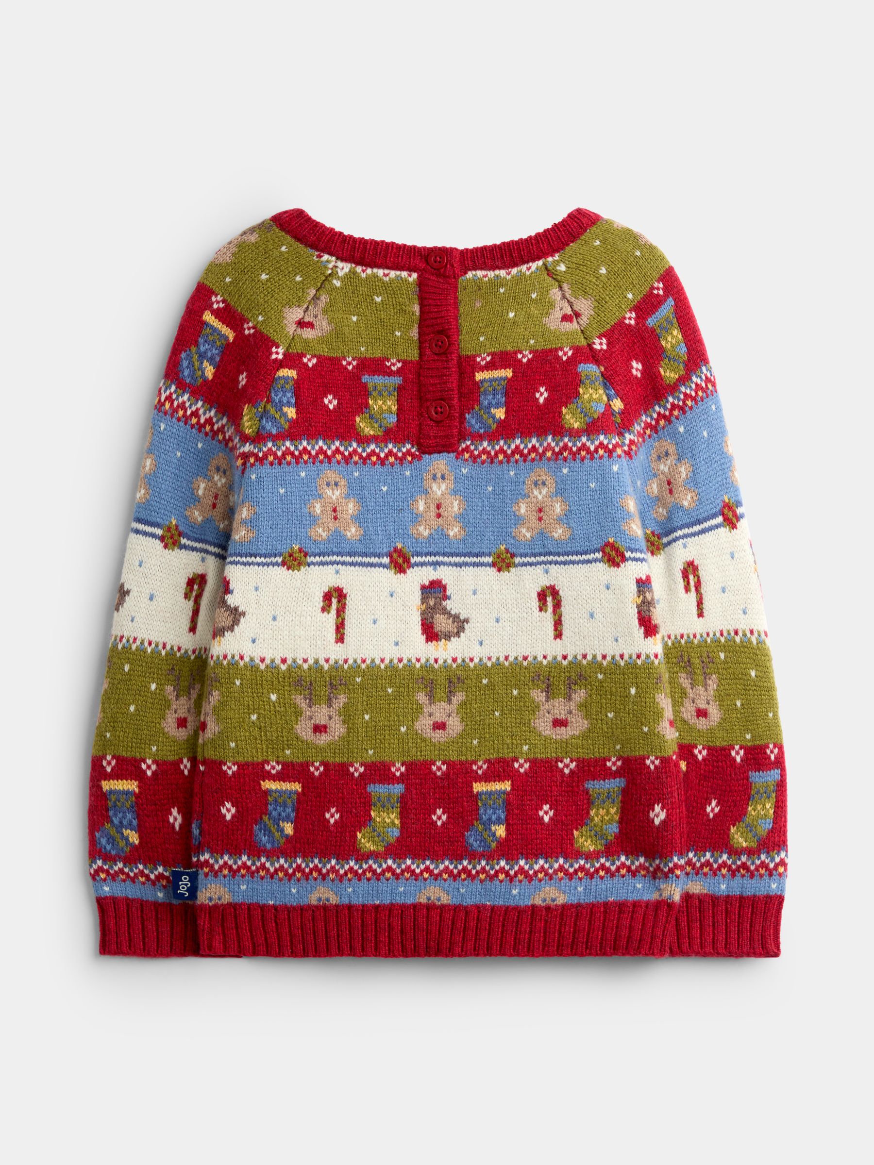 Burgundy Christmas Character 2-Piece Fairisle Set - Image 4 of 7