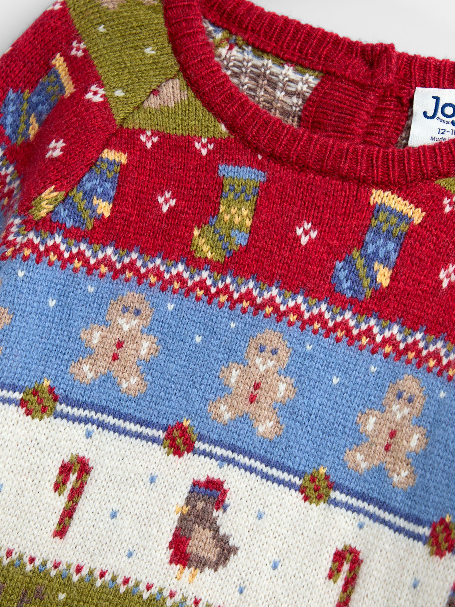 Burgundy Christmas Character 2-Piece Fairisle Set - Image 7 of 7