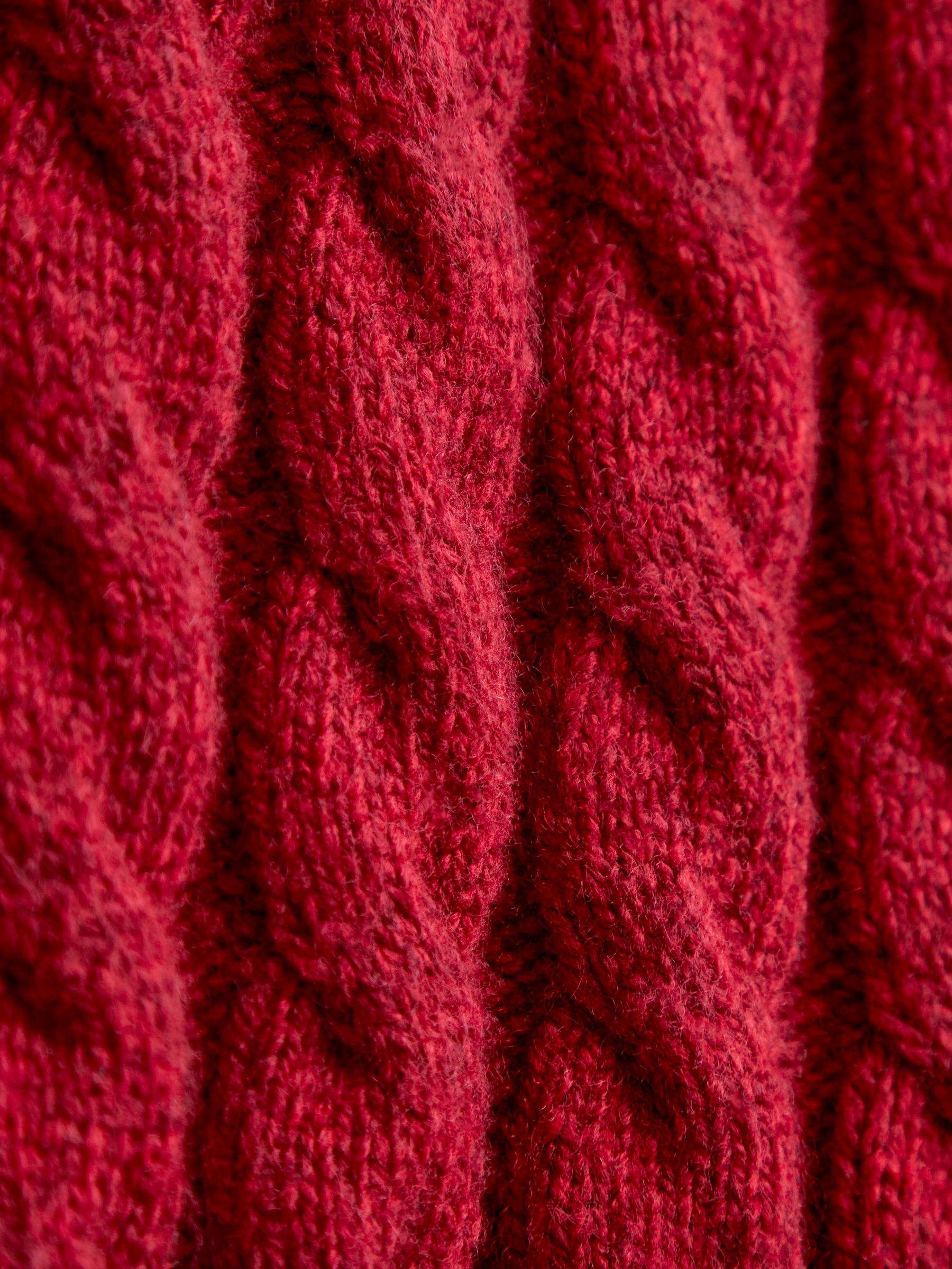 Dark Red Reindeer Fairisle Christmas Jumper - Image 4 of 4 Dark Red Reindeer Fairisle Christmas Jumper - Image 4 of 4