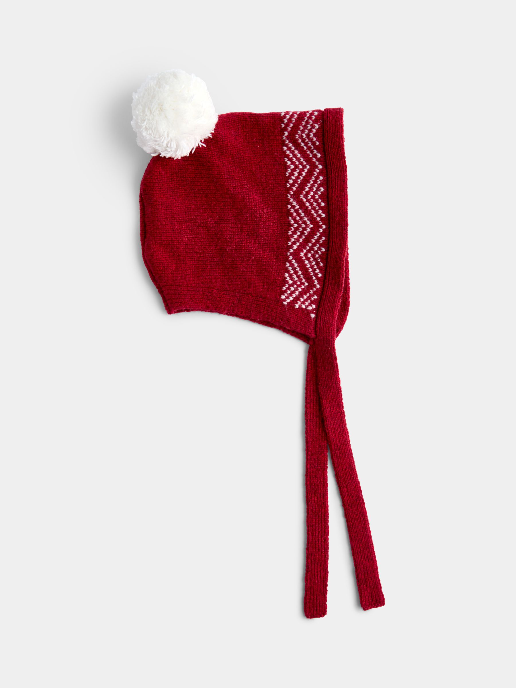 Red Fairisle Fair Isle Knitted Romper - Image 6 of 8