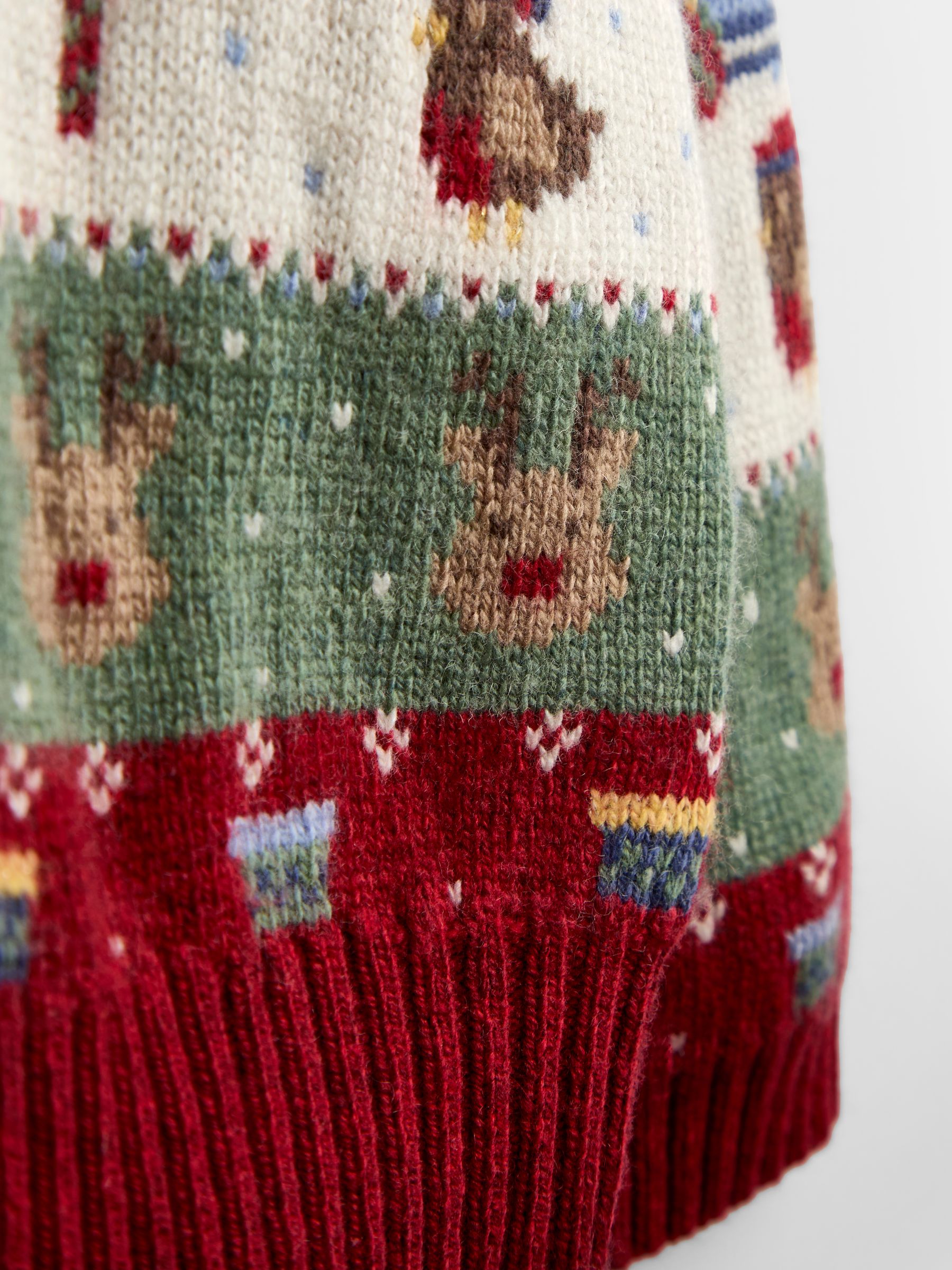 Red Christmas Character Fairisle Jumper - Image 3 of 4