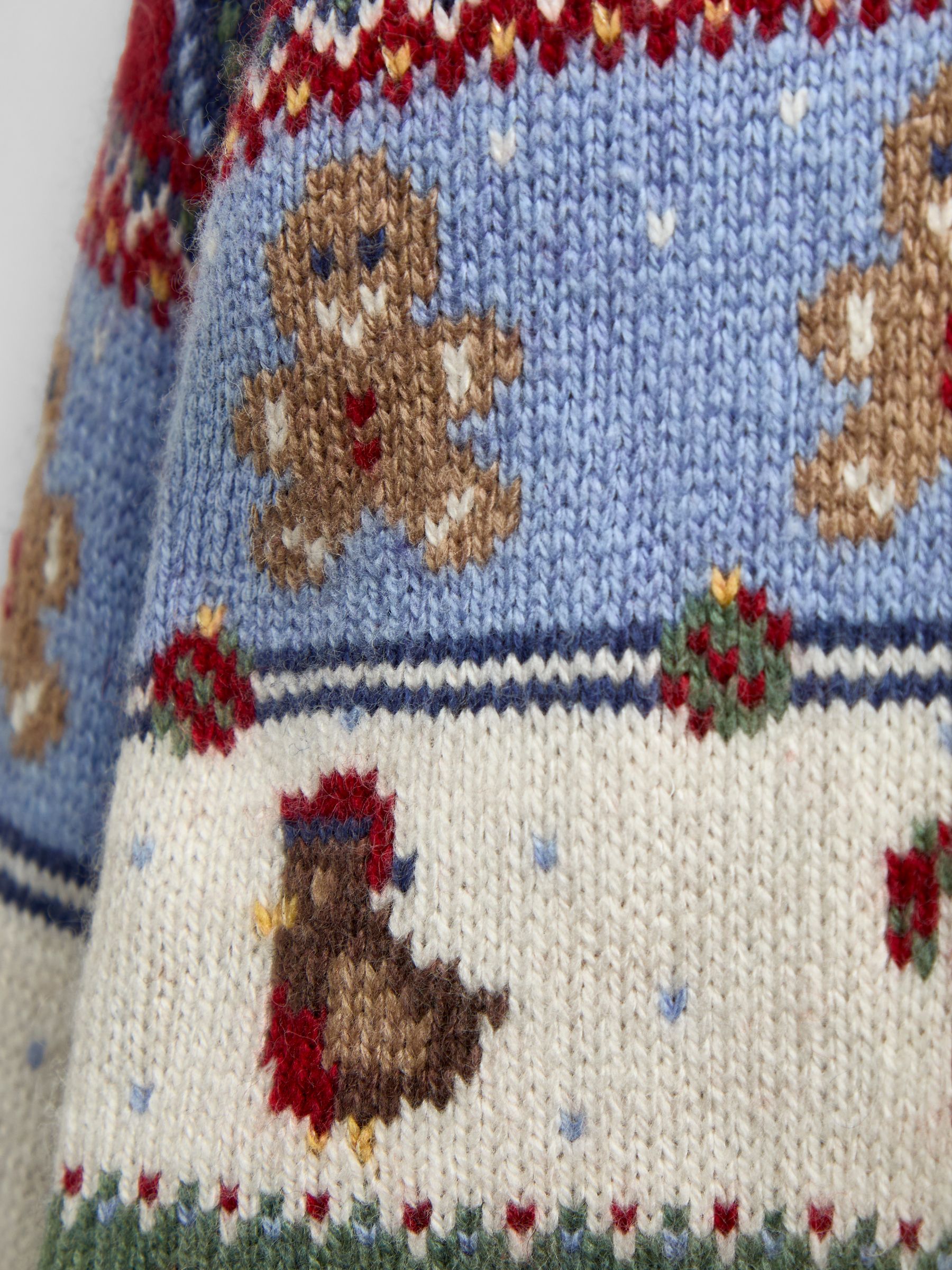 Red Christmas Character Fairisle Jumper - Image 4 of 4