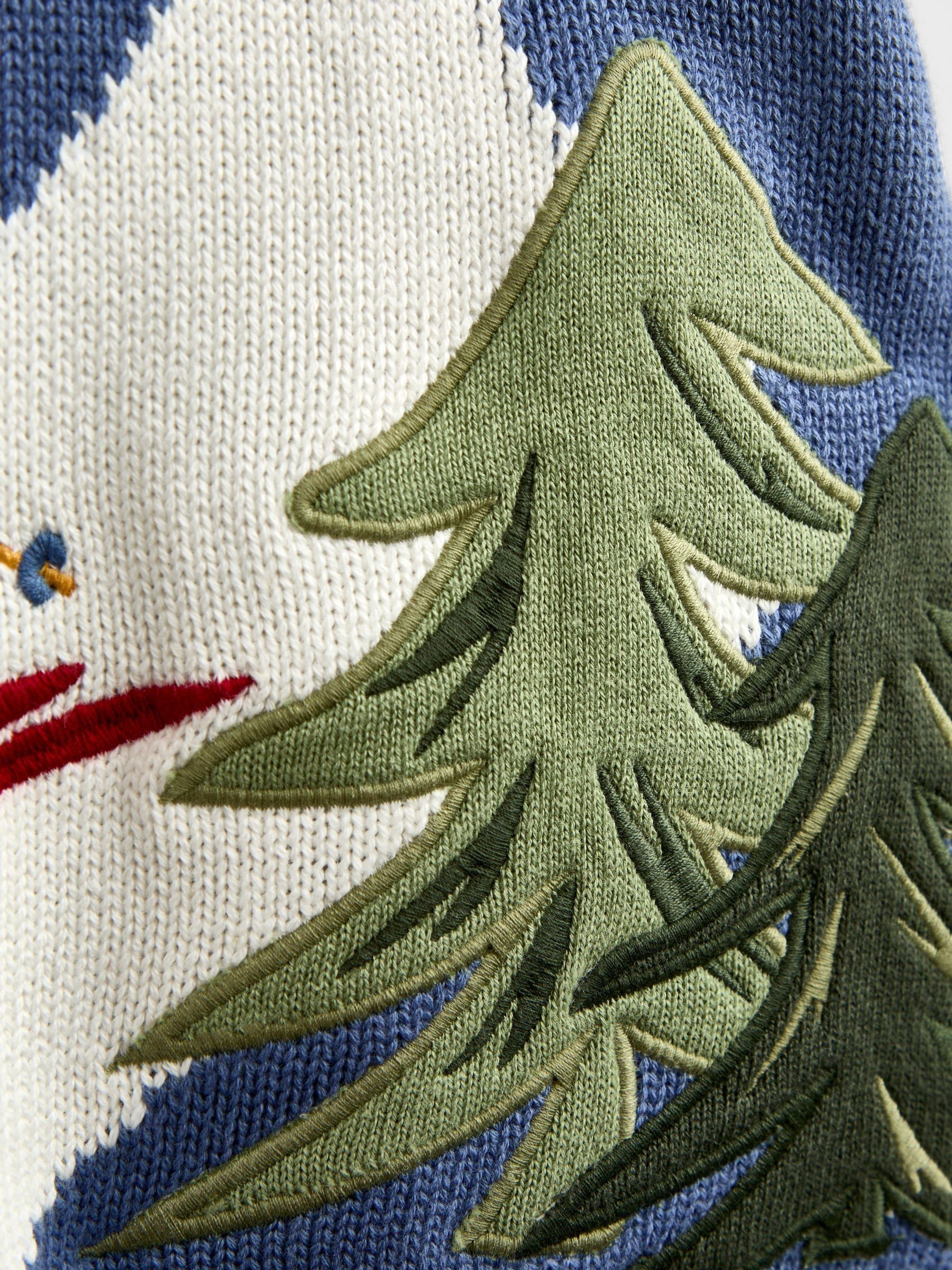 Light Blue Yeti Embroidered Jumper - Image 4 of 4