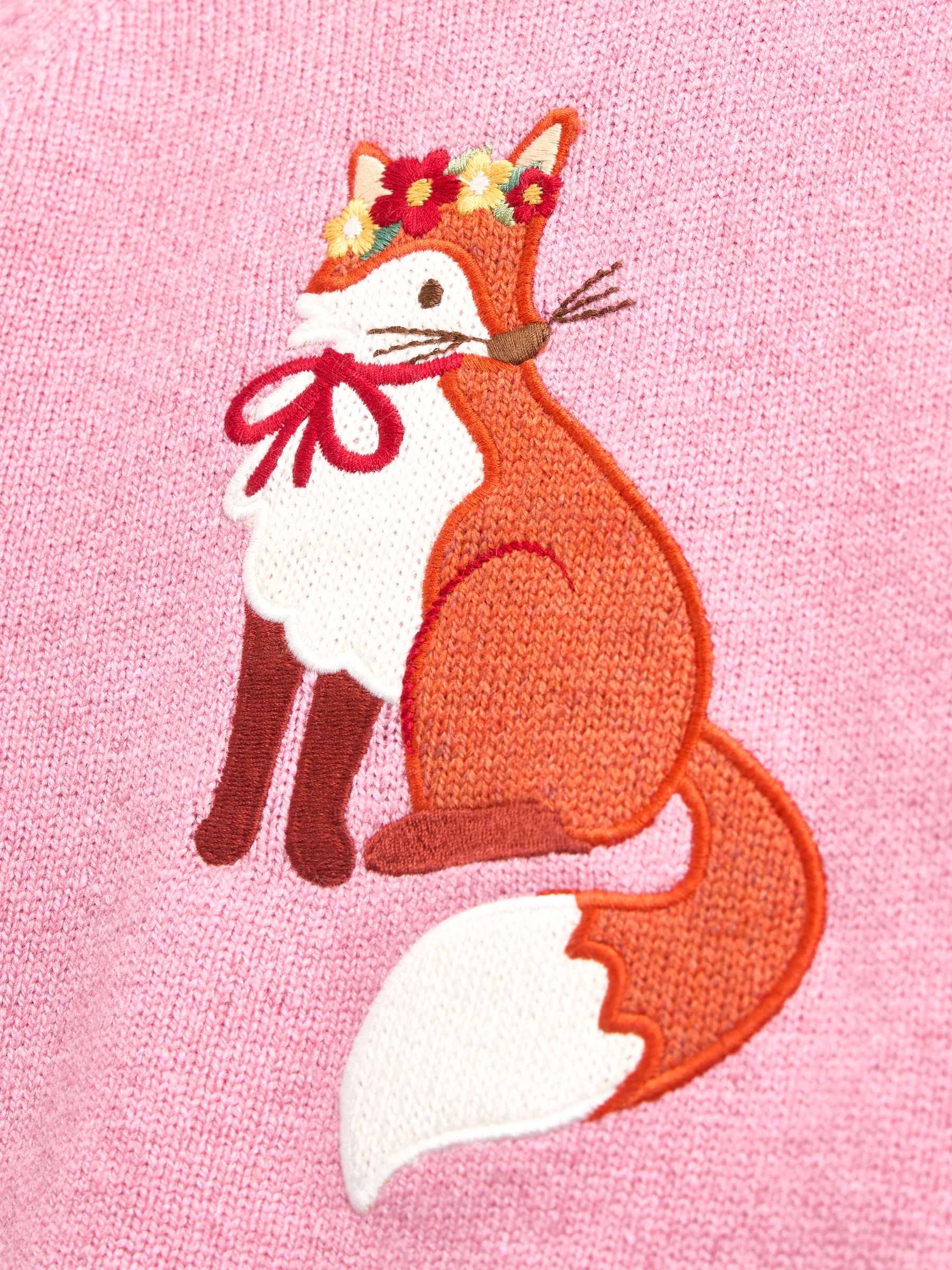 Light Pink Fox Knit Jumper - Image 3 of 4