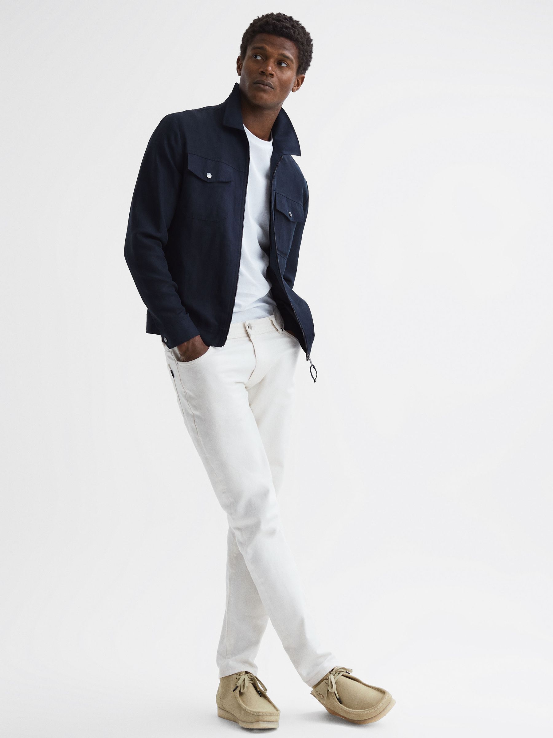 Clarks Originals Suede Wallabee Boots in Sand - Image 1 of 6