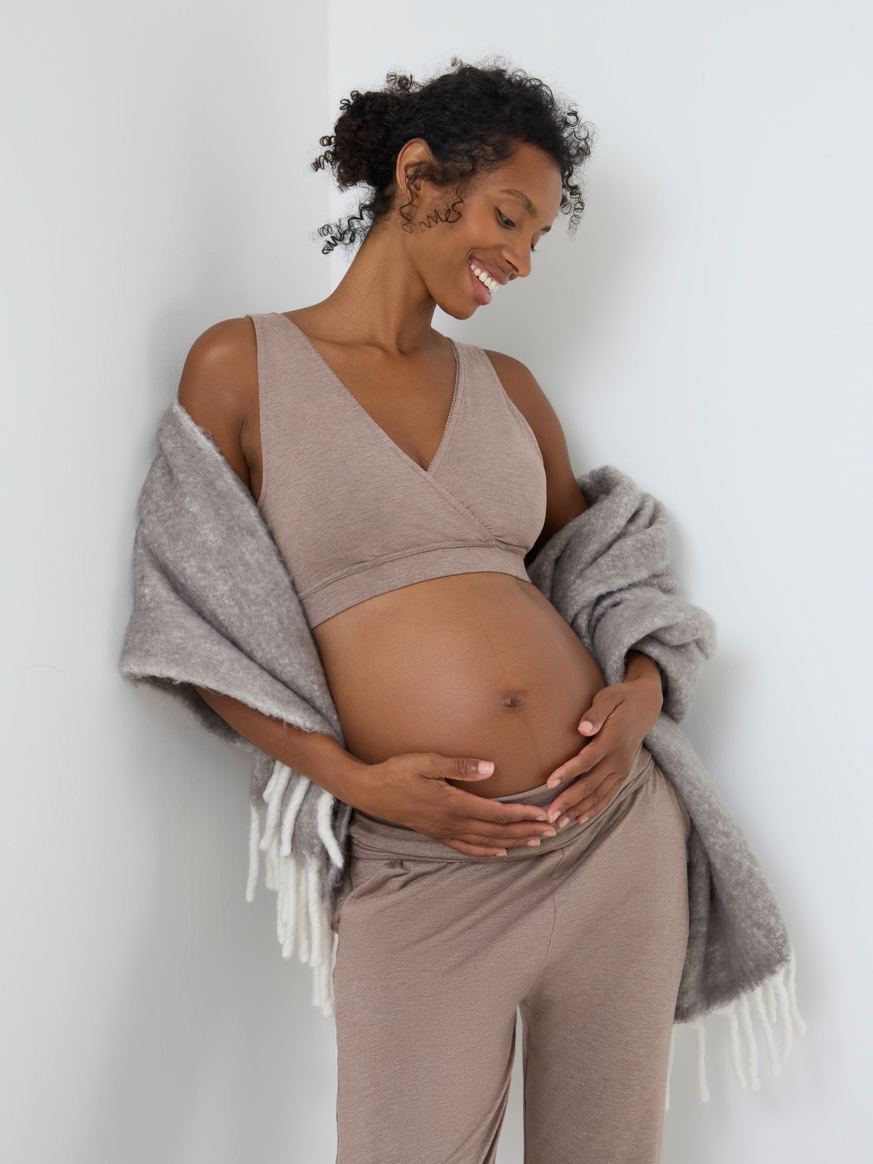 Natural Brown 2-Pack Maternity & Nursing Sleep Bras - Image 1 of 6 Natural Brown 2-Pack Maternity & Nursing Sleep Bras - Image 1 of 6