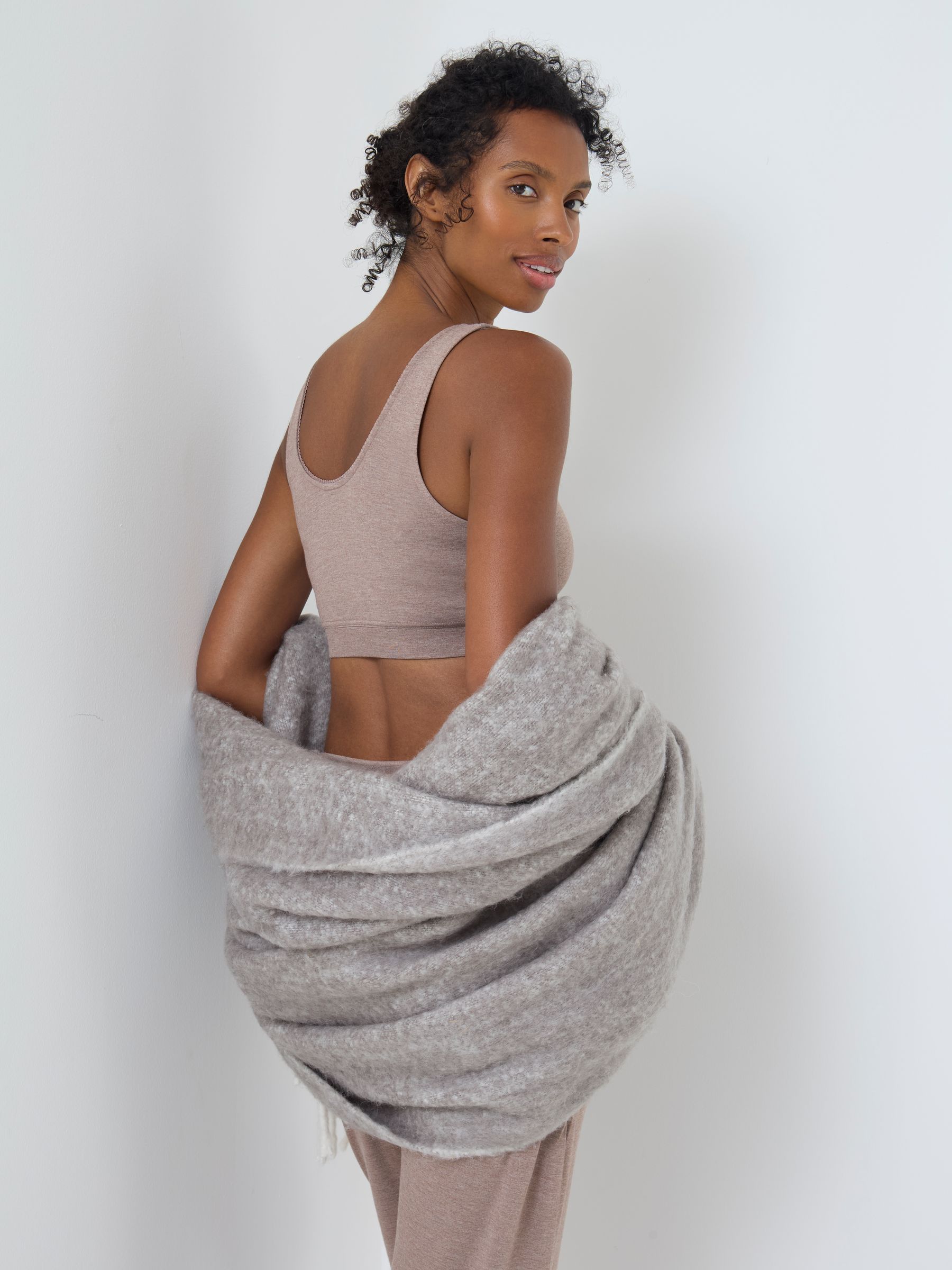 Natural Brown 2-Pack Maternity & Nursing Sleep Bras - Image 3 of 6