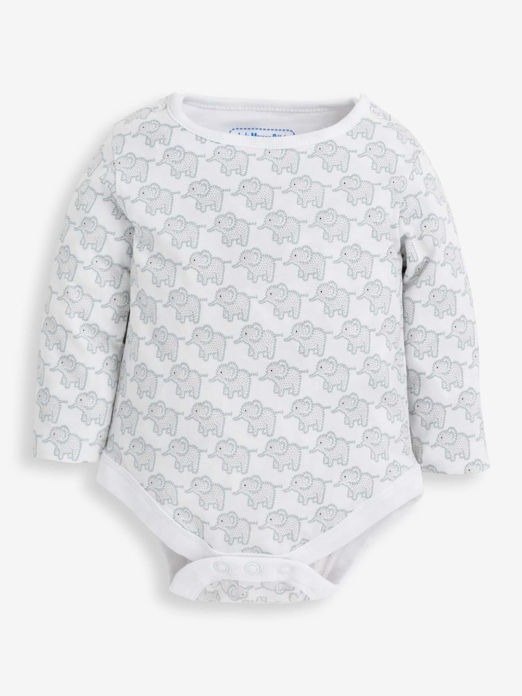 Grey 2-Piece Elephant Dungaree Set - Image 3 of 6