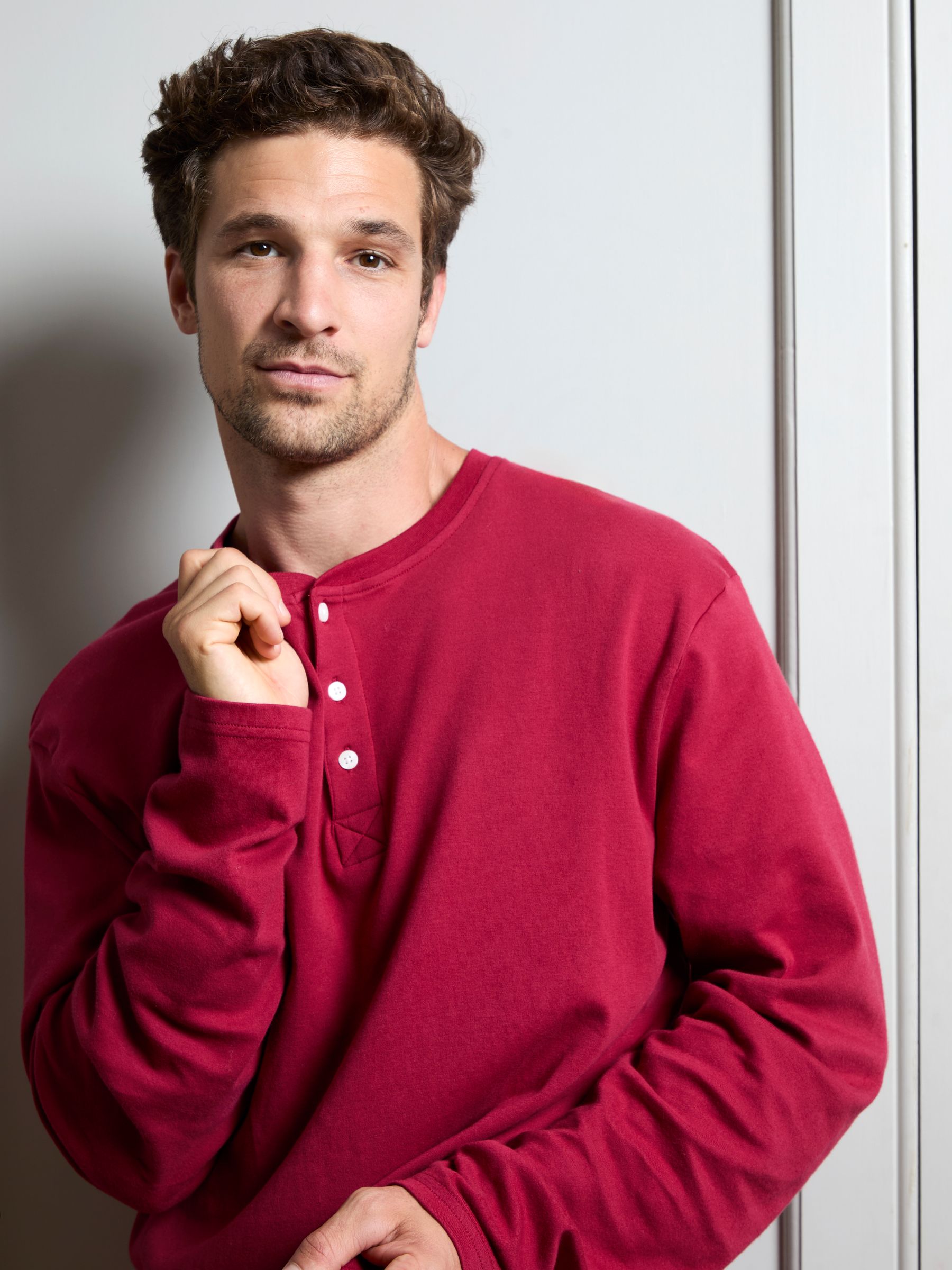 Red Gingham Men's Christmas Pyjamas - Image 5 of 6