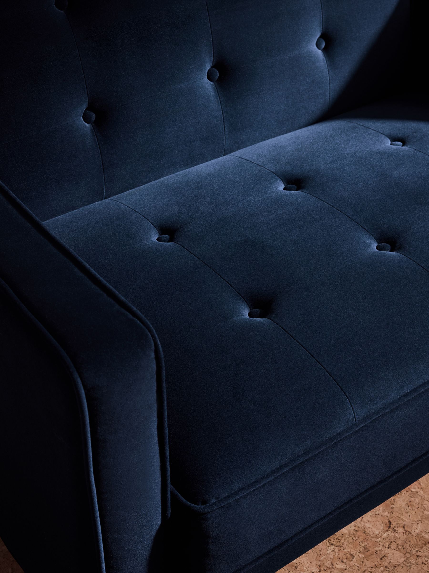 Rosslyn Sofa Bed in Midnight Navy Blue Velvet - Image 5 of 6