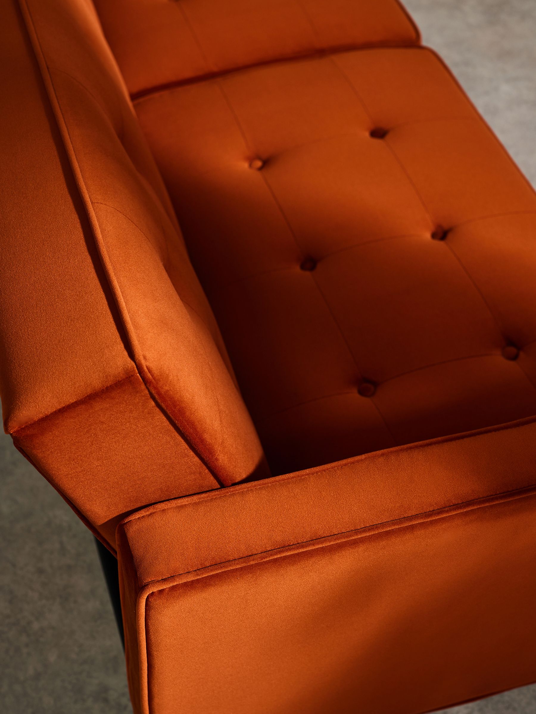 Rosslyn Sofa Bed in Cinnamon Velvet - Image 5 of 6