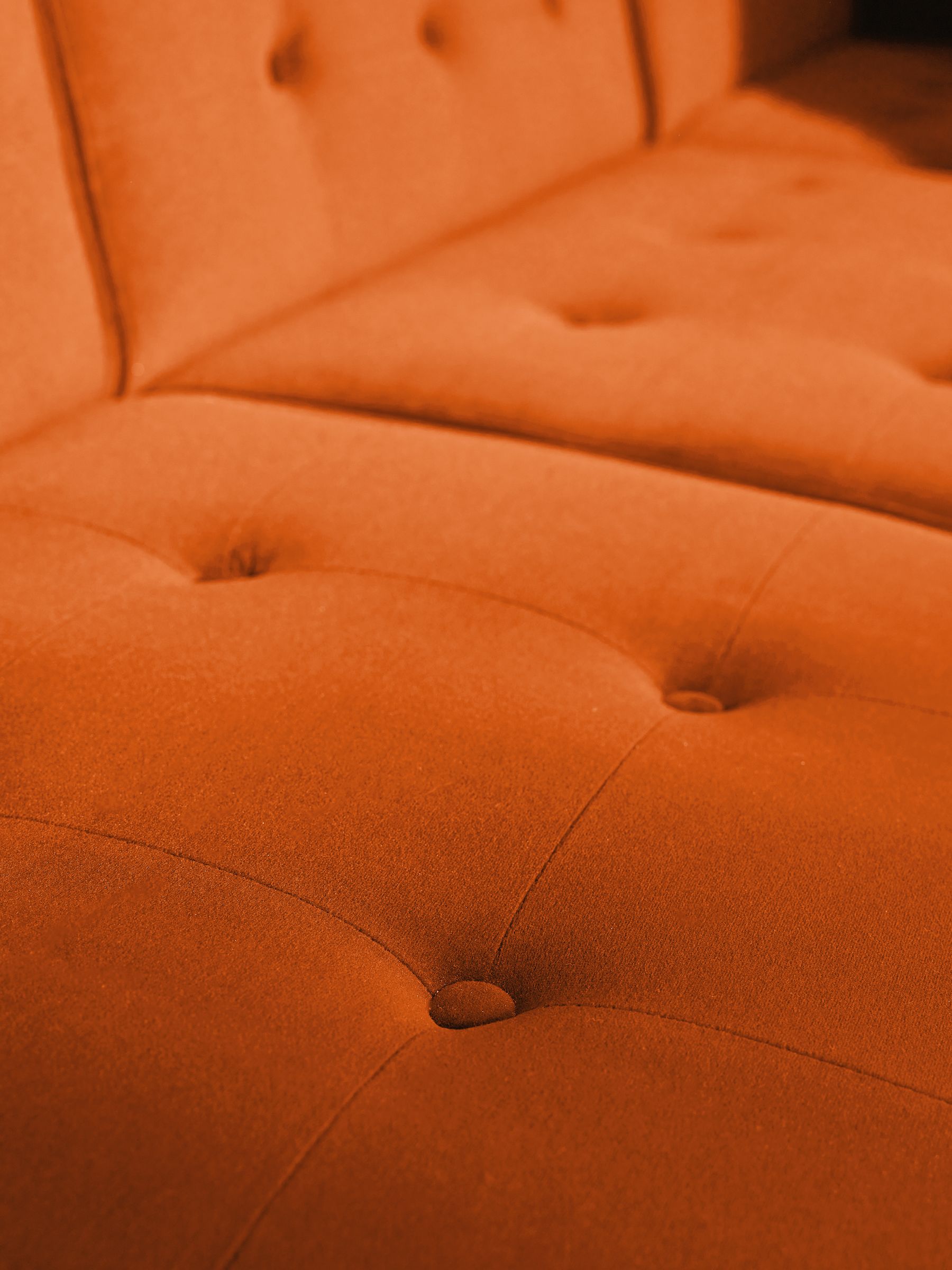 Rosslyn Right Hand Facing Sofa Bed in Cinnamon Velvet - Image 4 of 5