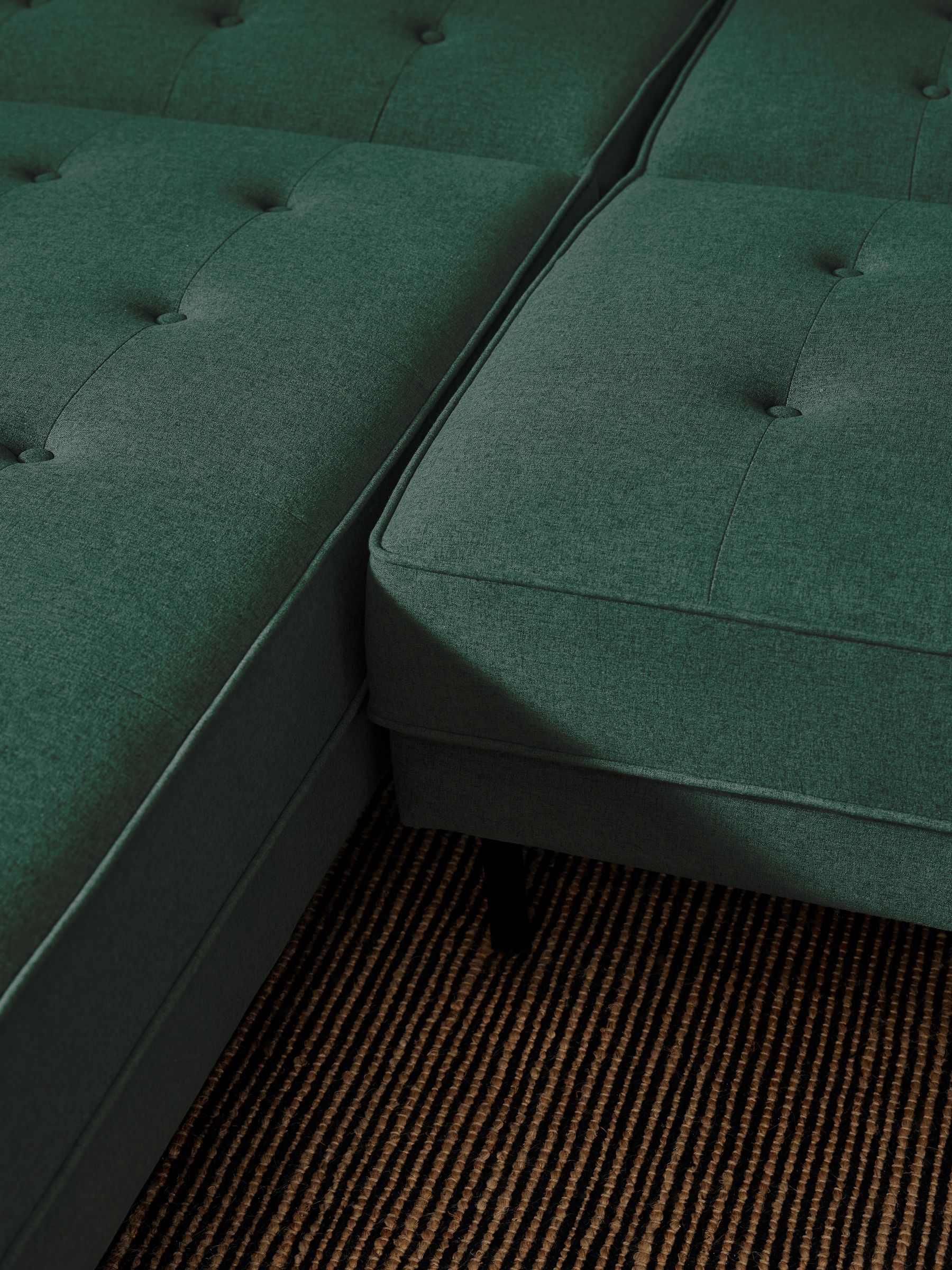 Rosslyn Left Hand Facing Sofa Bed in Woodland Green - Image 5 of 6