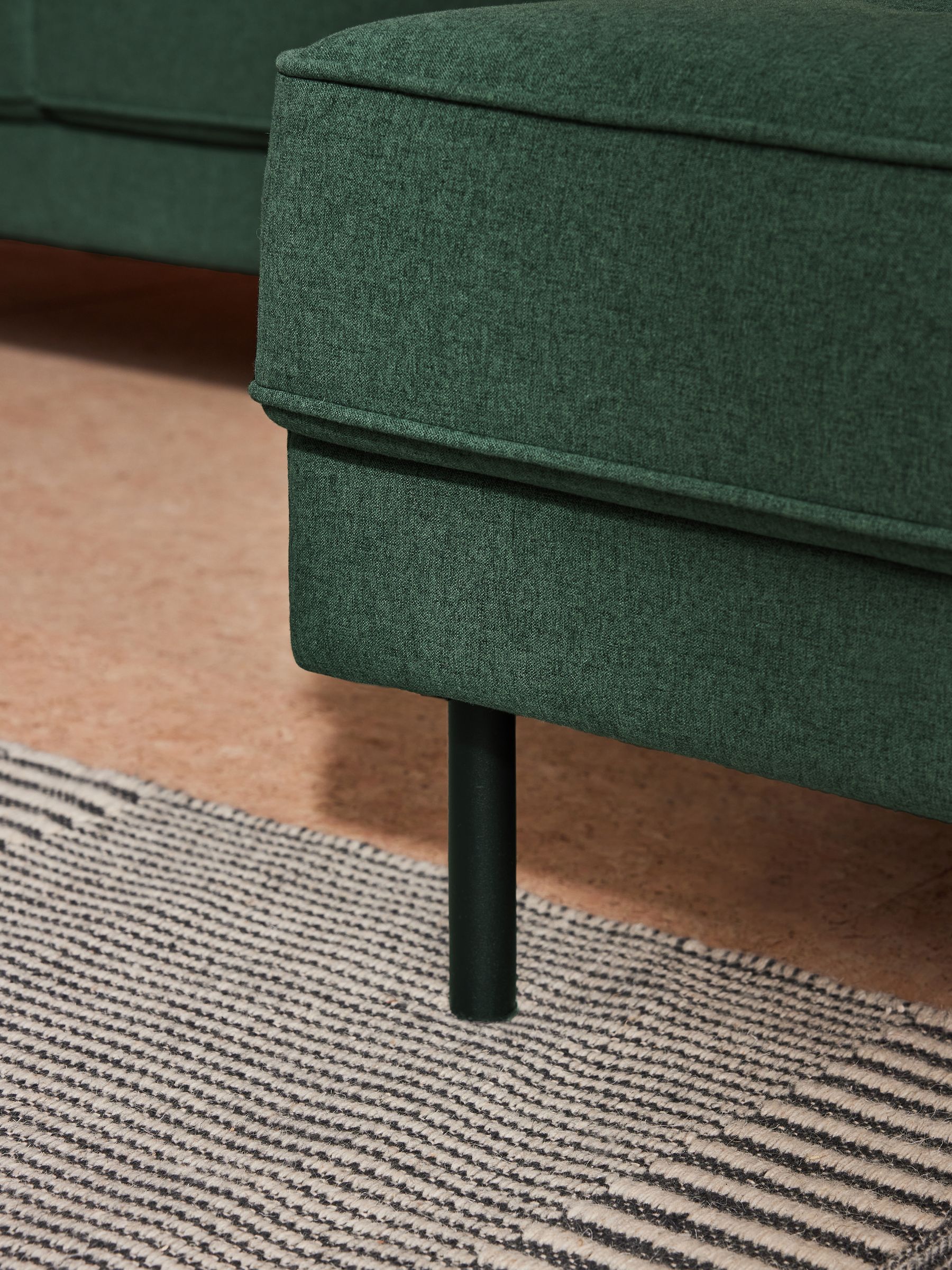 Rosslyn Right Hand Facing Sofa Bed in Woodland Green - Image 3 of 5