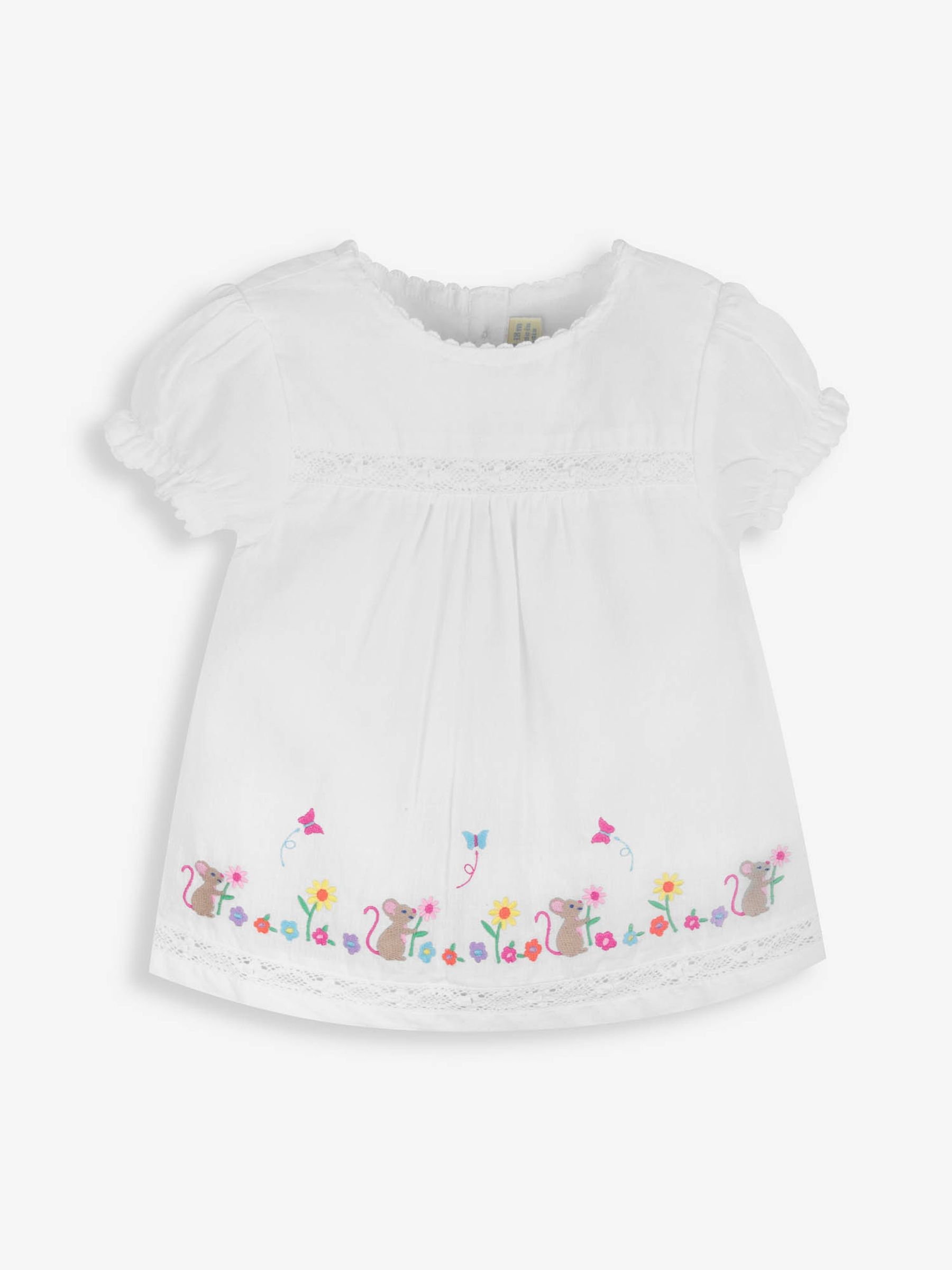 White Mouse Embroidered Blouse - Image 1 of 3