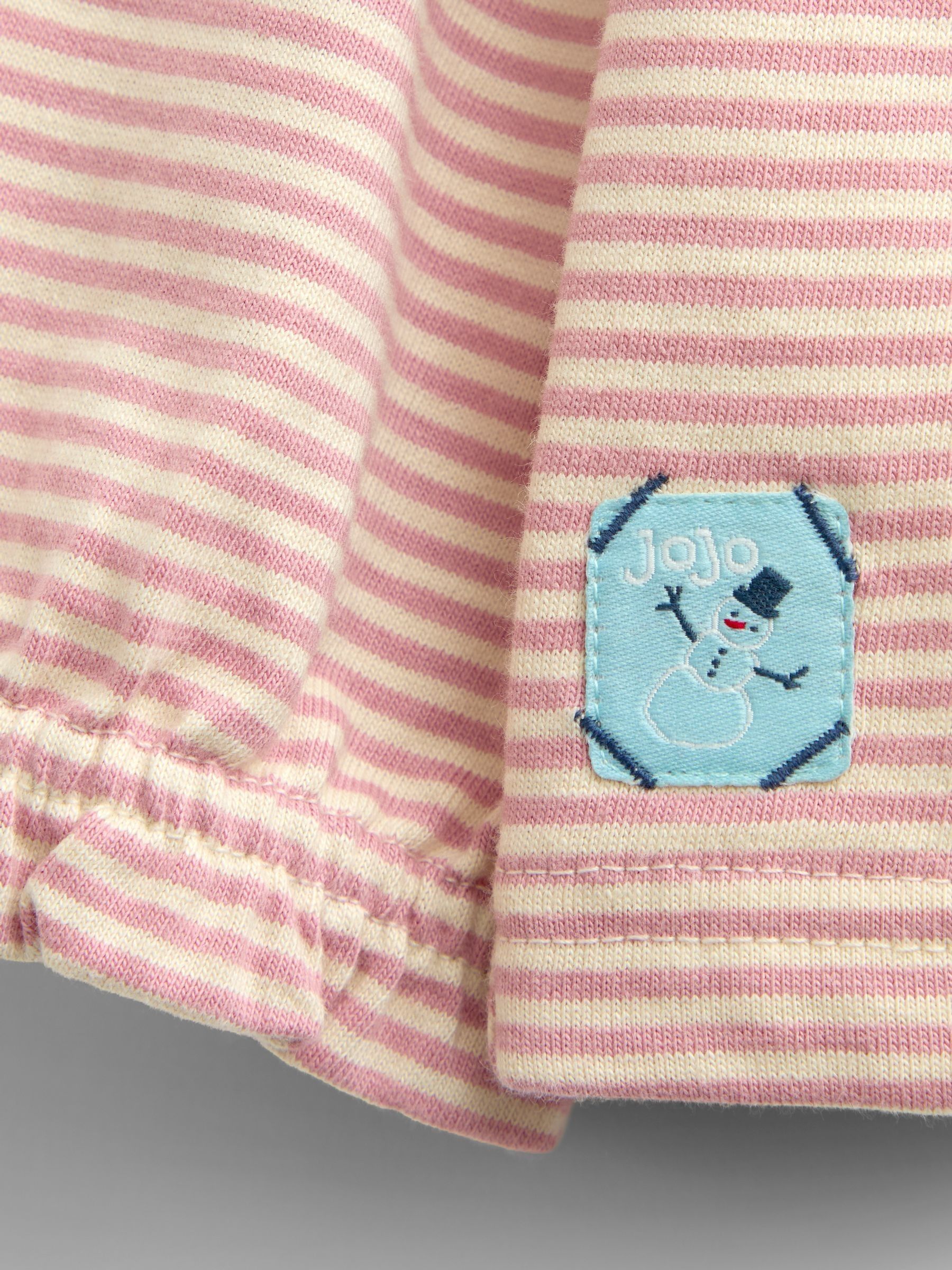Lilac Purple Stripe Snow Angels Appliqué Top - Image 3 of 4