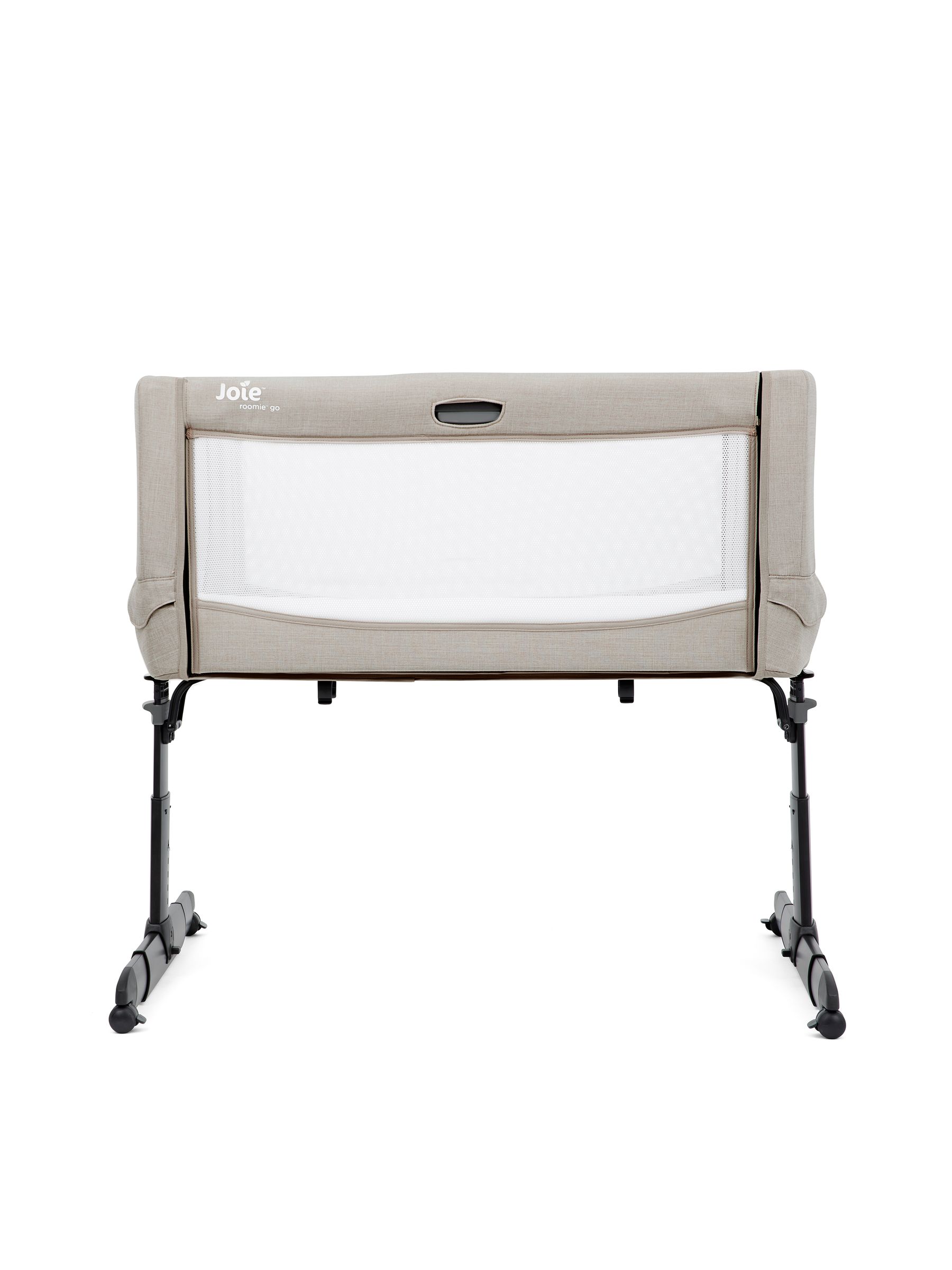 Joie Grey Clay Roomie Go Bedside Crib - Image 5 of 9