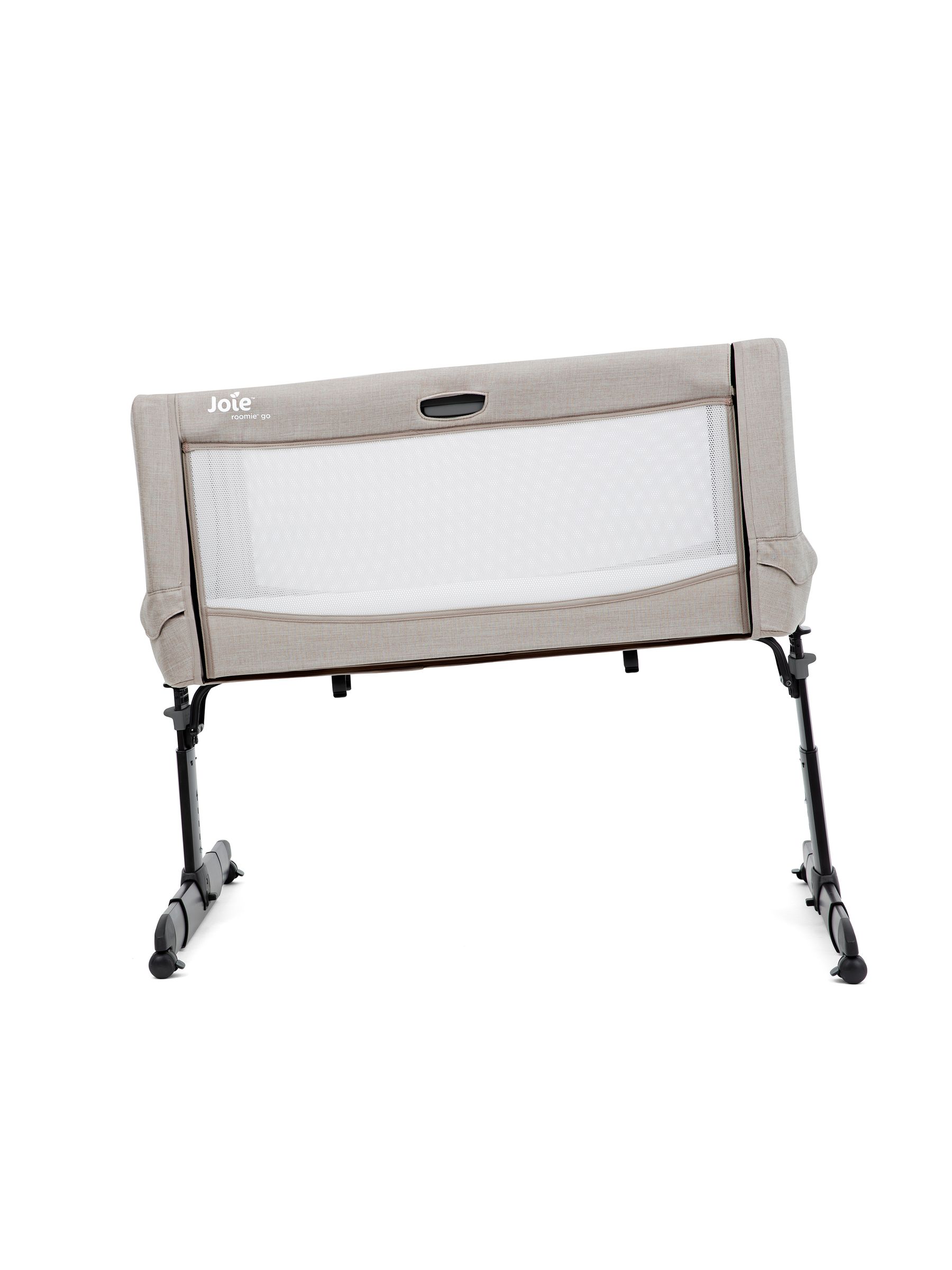Joie Grey Clay Roomie Go Bedside Crib - Image 6 of 9