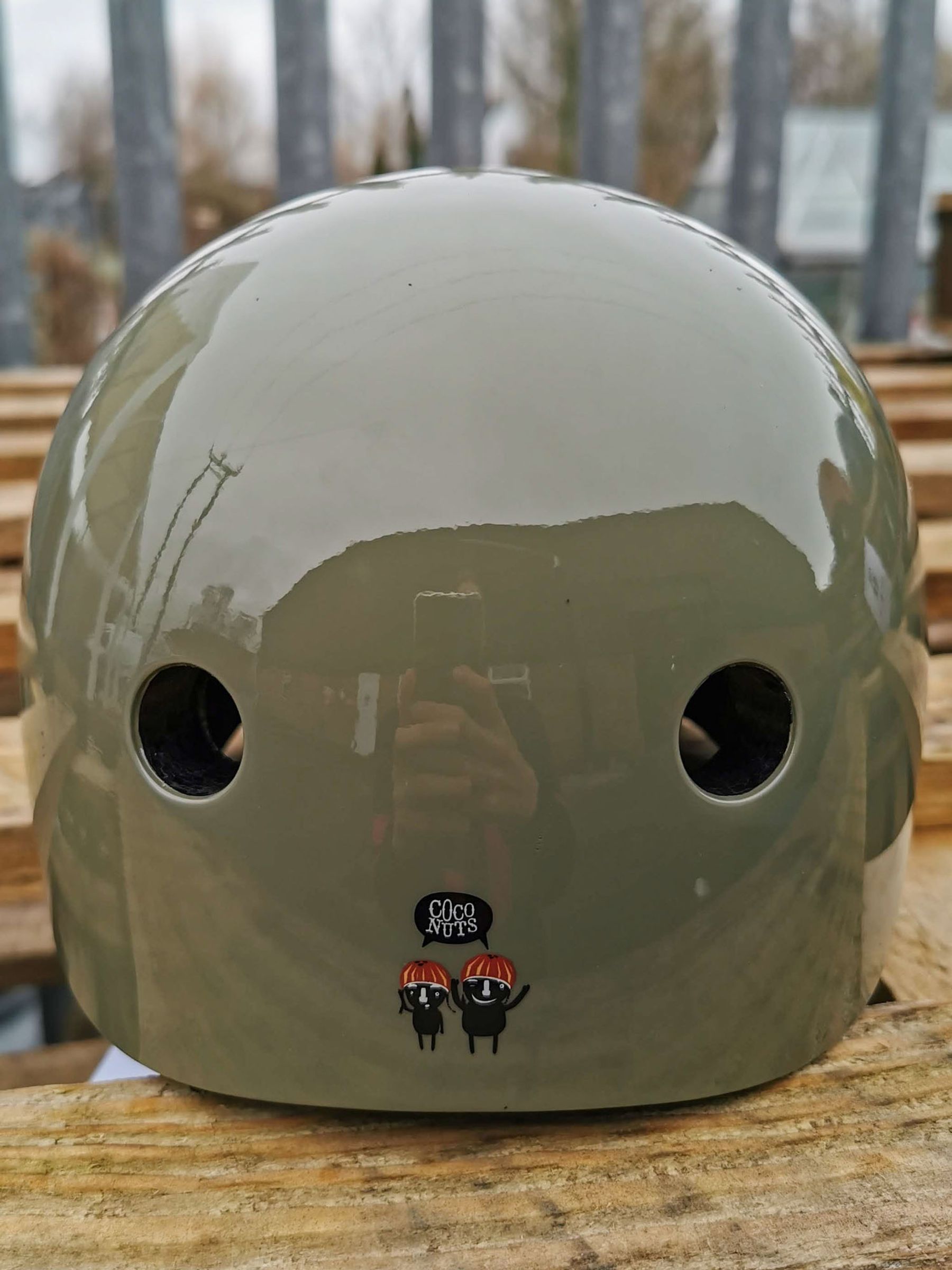 Green Trybike CoConuts Green Helmet - Small - Image 2 of 3