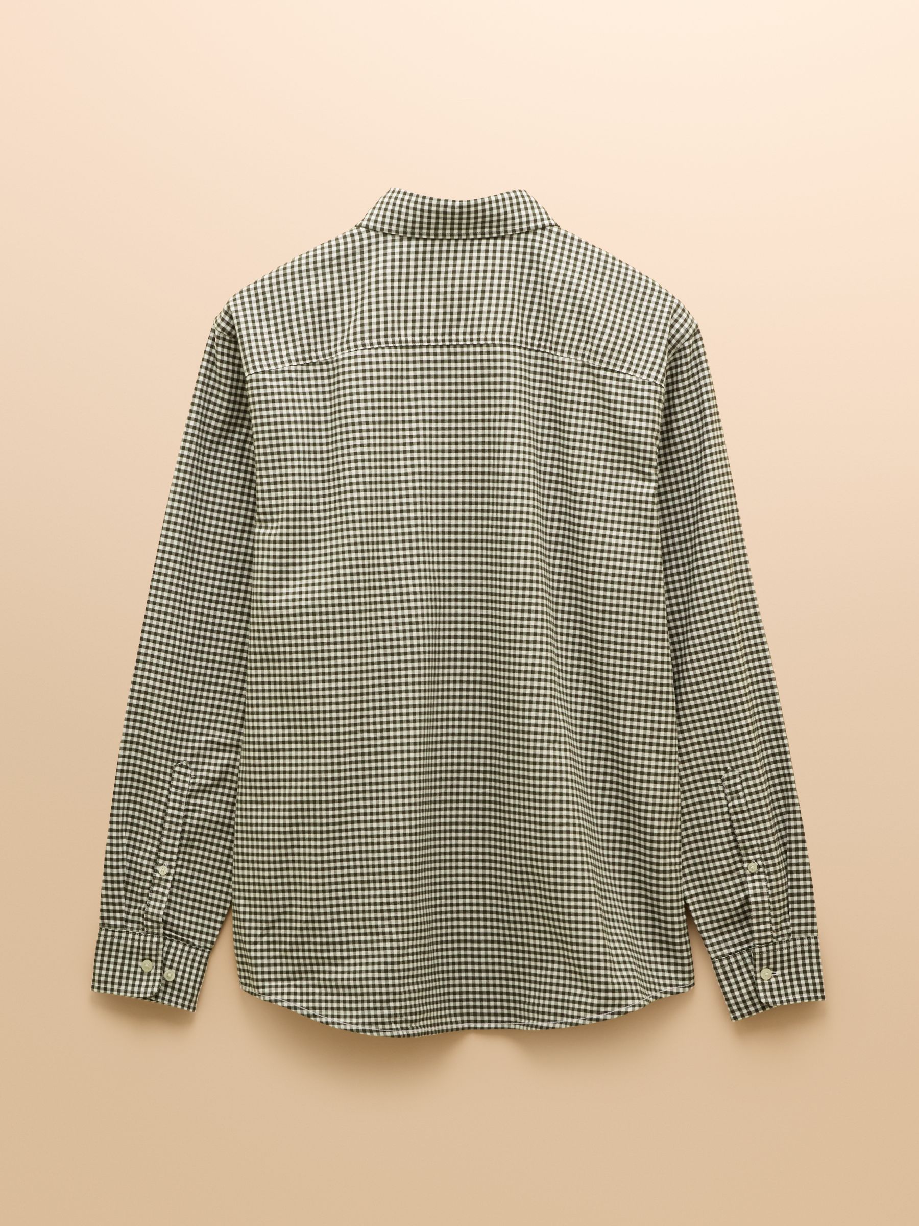 Green Gingham Check Shirt - Image 2 of 3