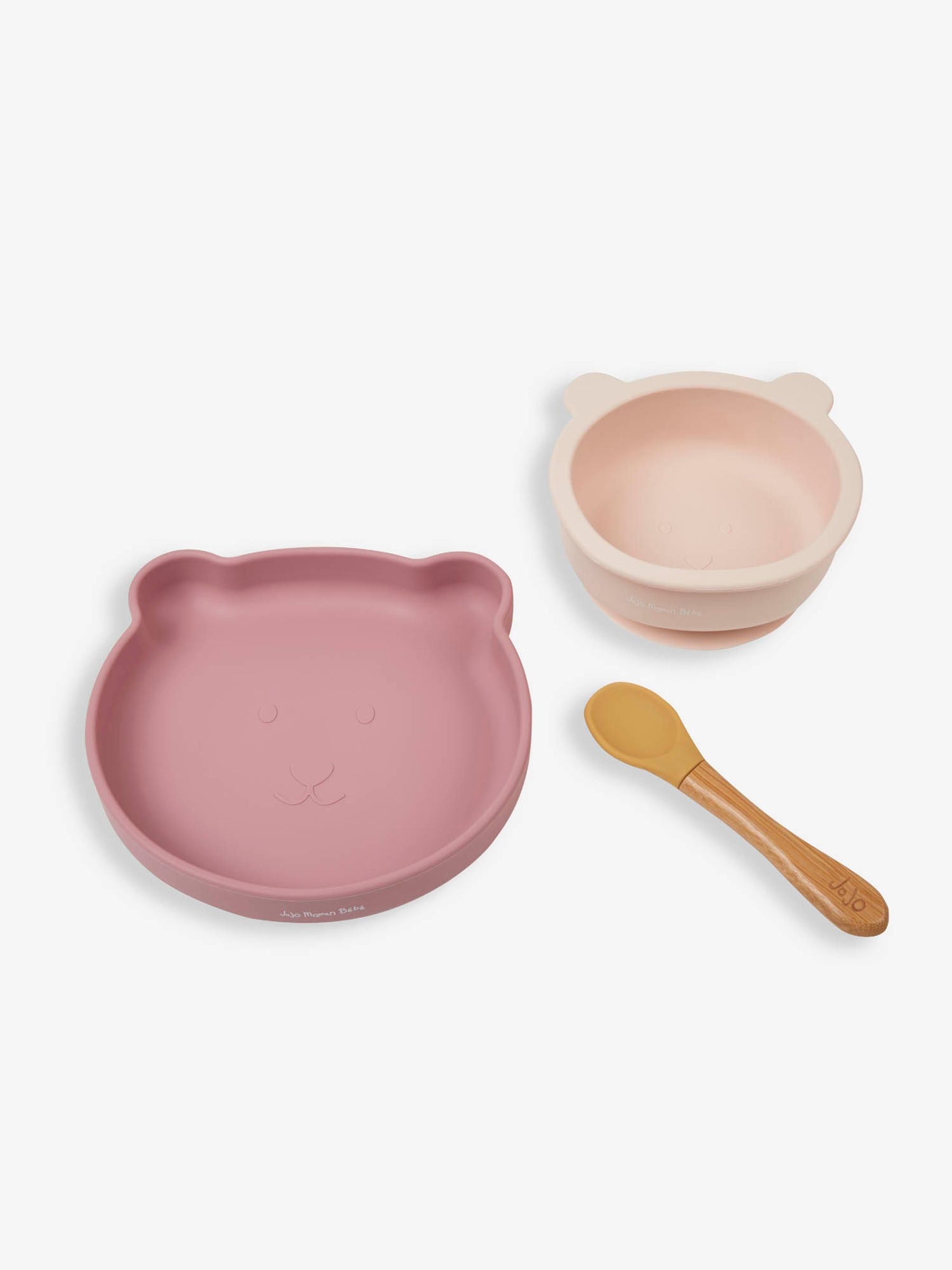 Pink My First Silicone Mealtime Bear Set - Image 2 of 5