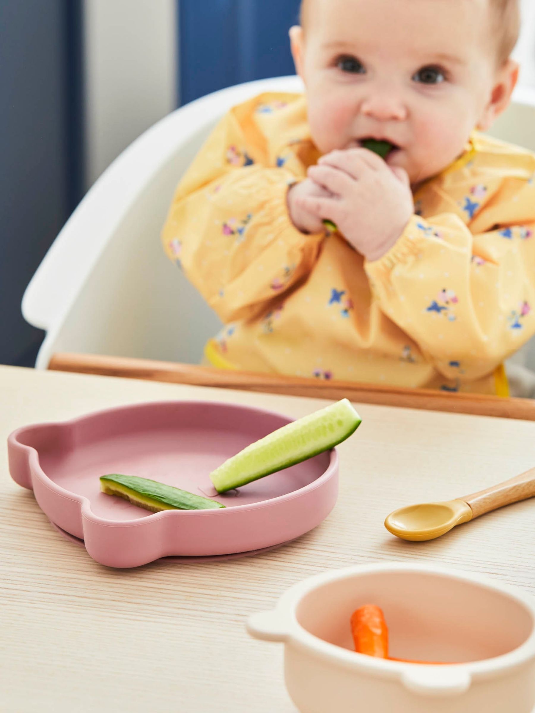 Pink My First Silicone Mealtime Bear Set - Image 4 of 5