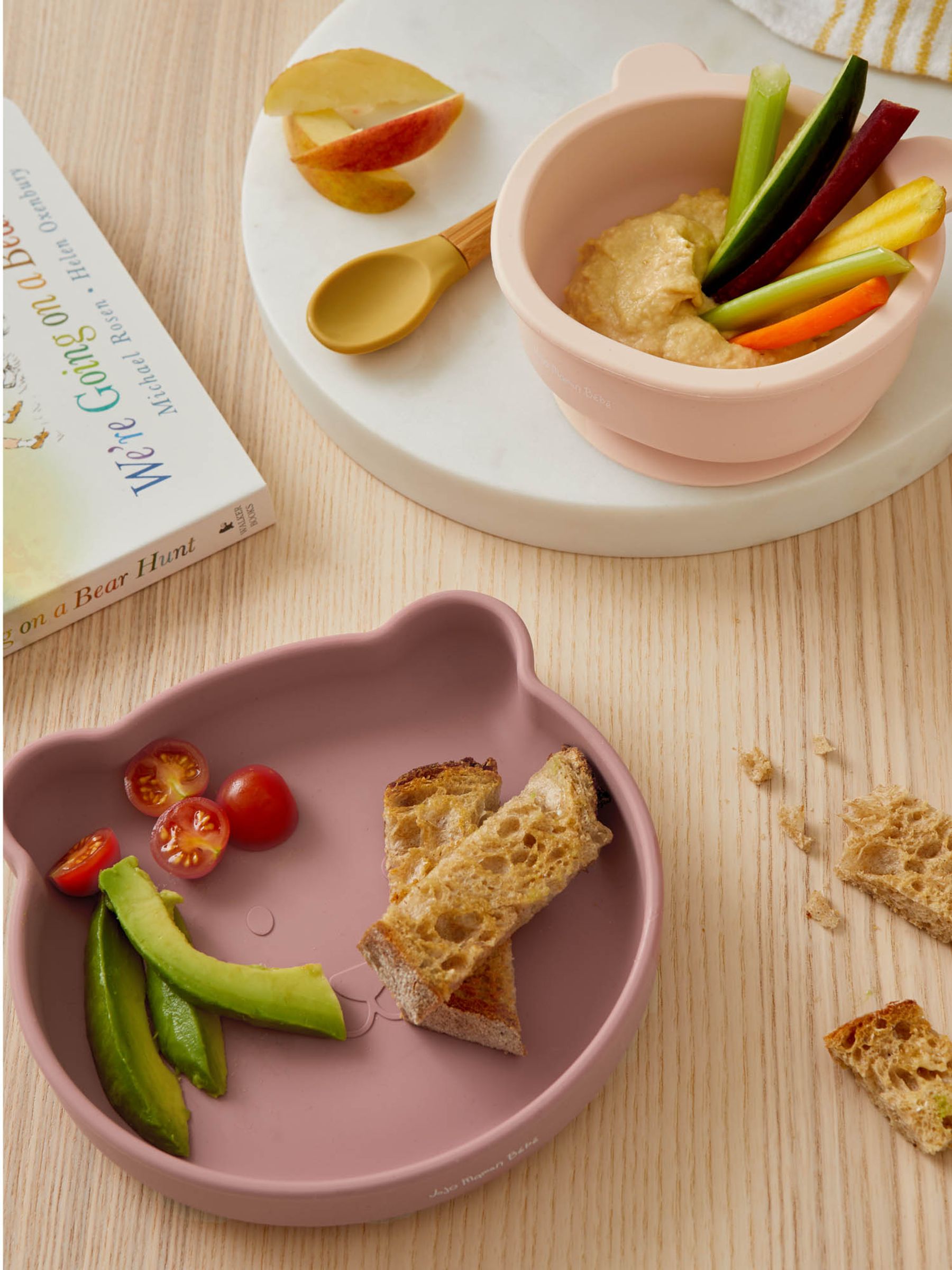 Pink My First Silicone Mealtime Bear Set - Image 5 of 5