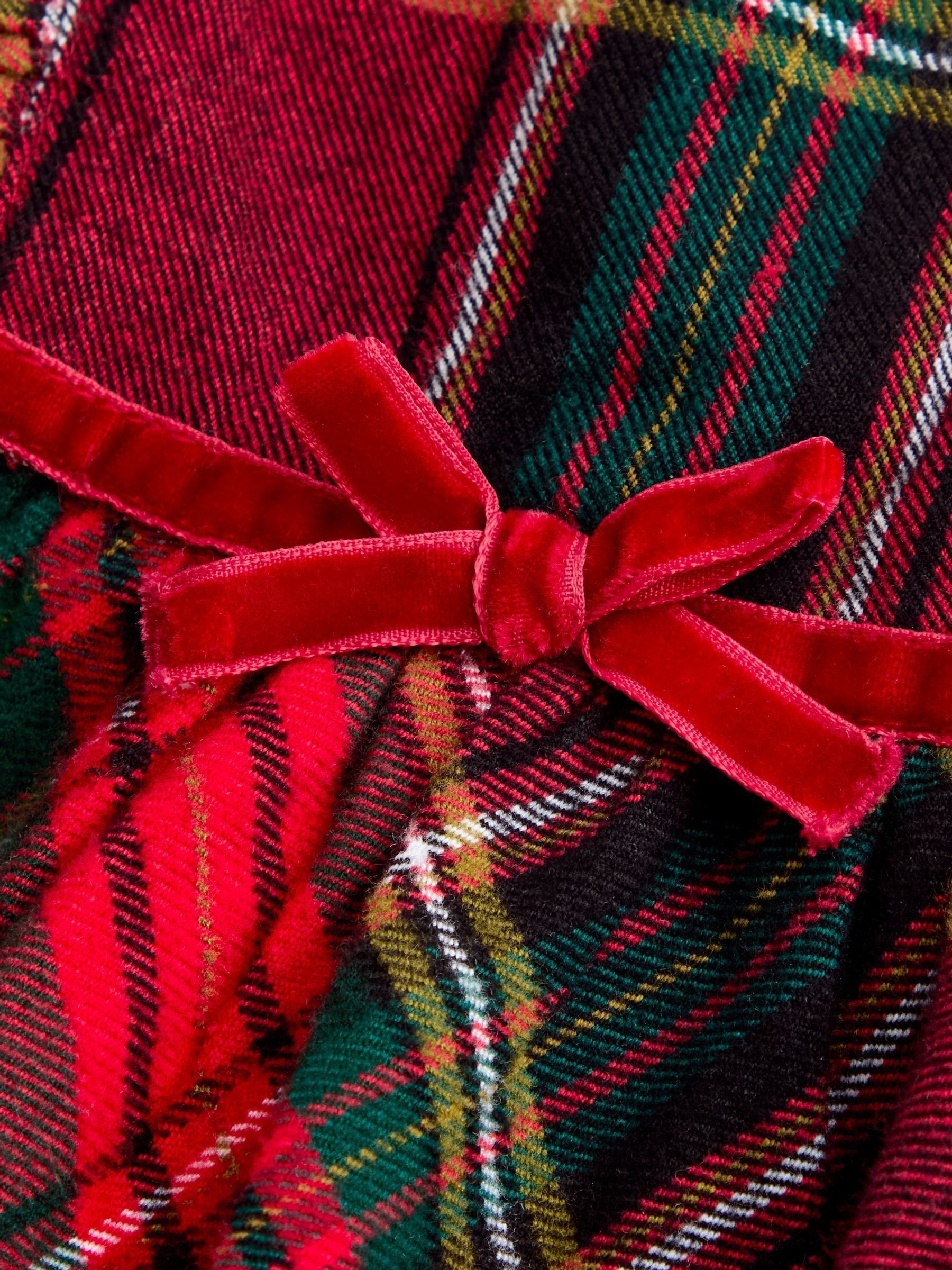 Red Tartan Baby Dress & Body Set - Image 7 of 7